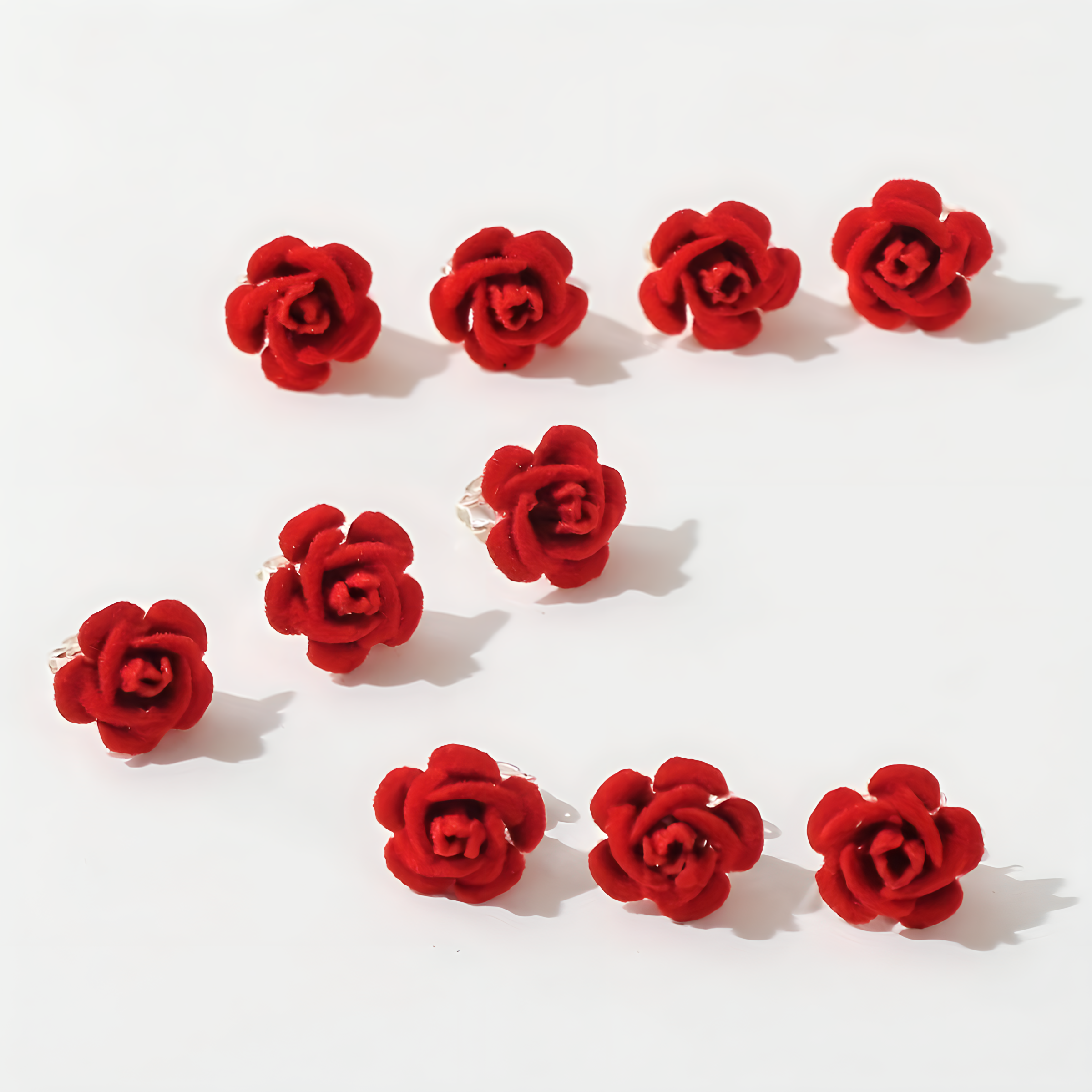 Set de 10 Ganchitos Rosas