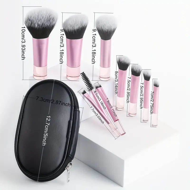 Set de brochas Glossie - 10 Unidades