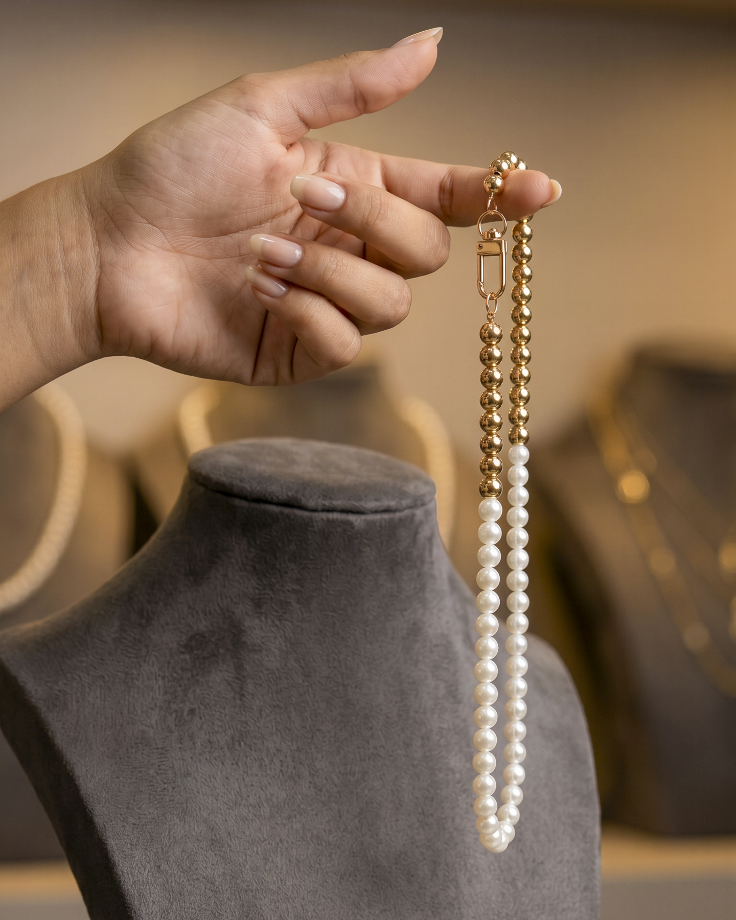 Chokers Pearl & Gold – Colección Esferas