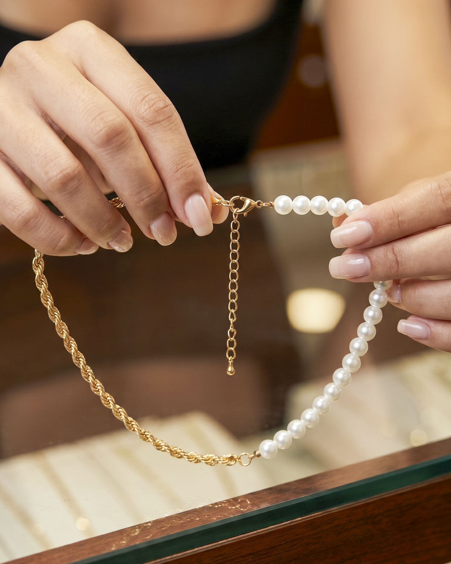 Chokers Pearl & Gold – Colección Esferas