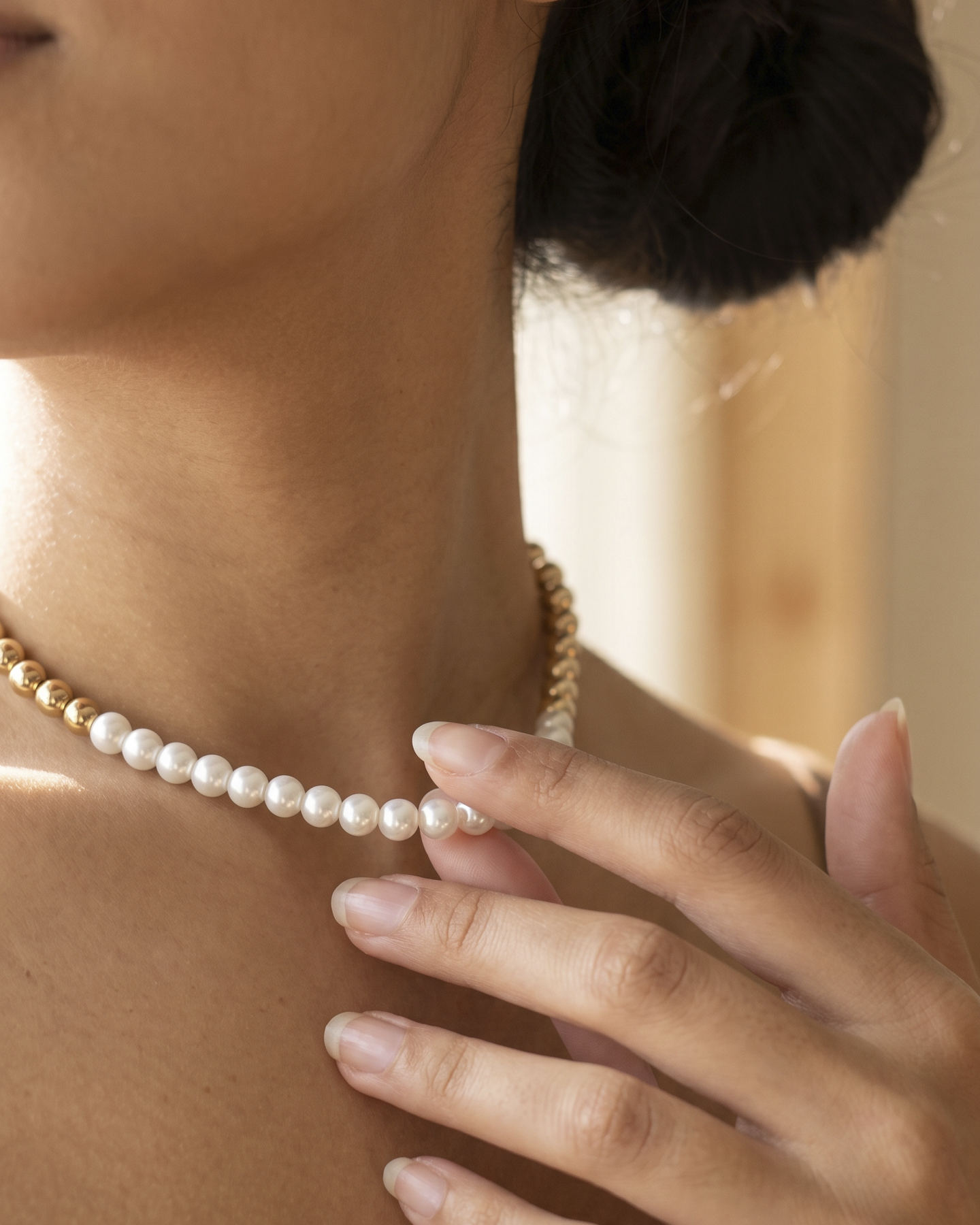 Chokers Pearl & Gold – Colección Esferas