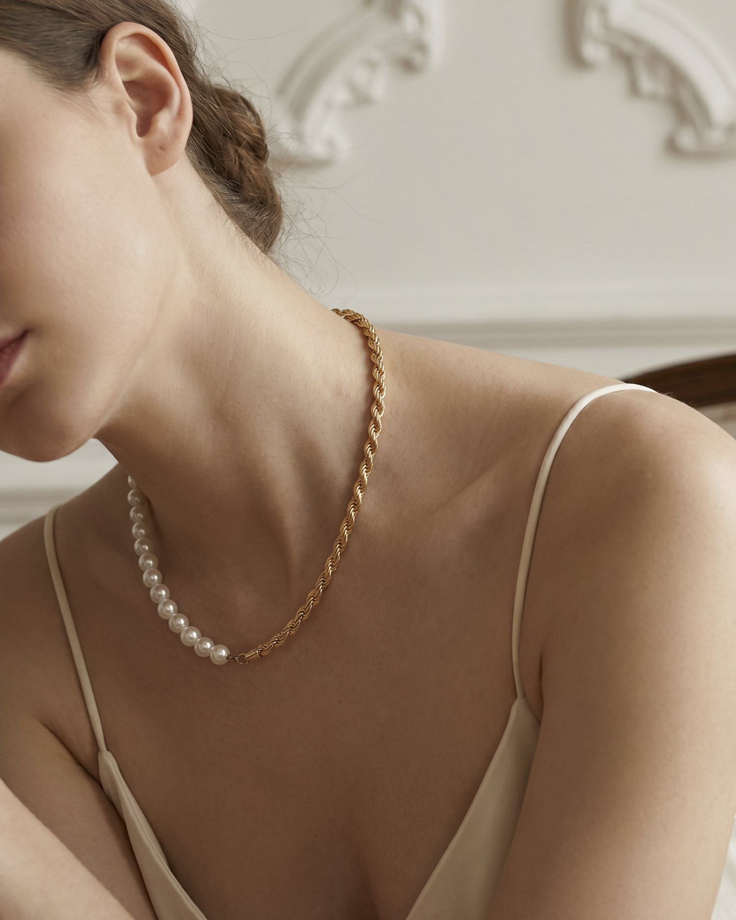 Chokers Pearl & Gold – Colección Esferas