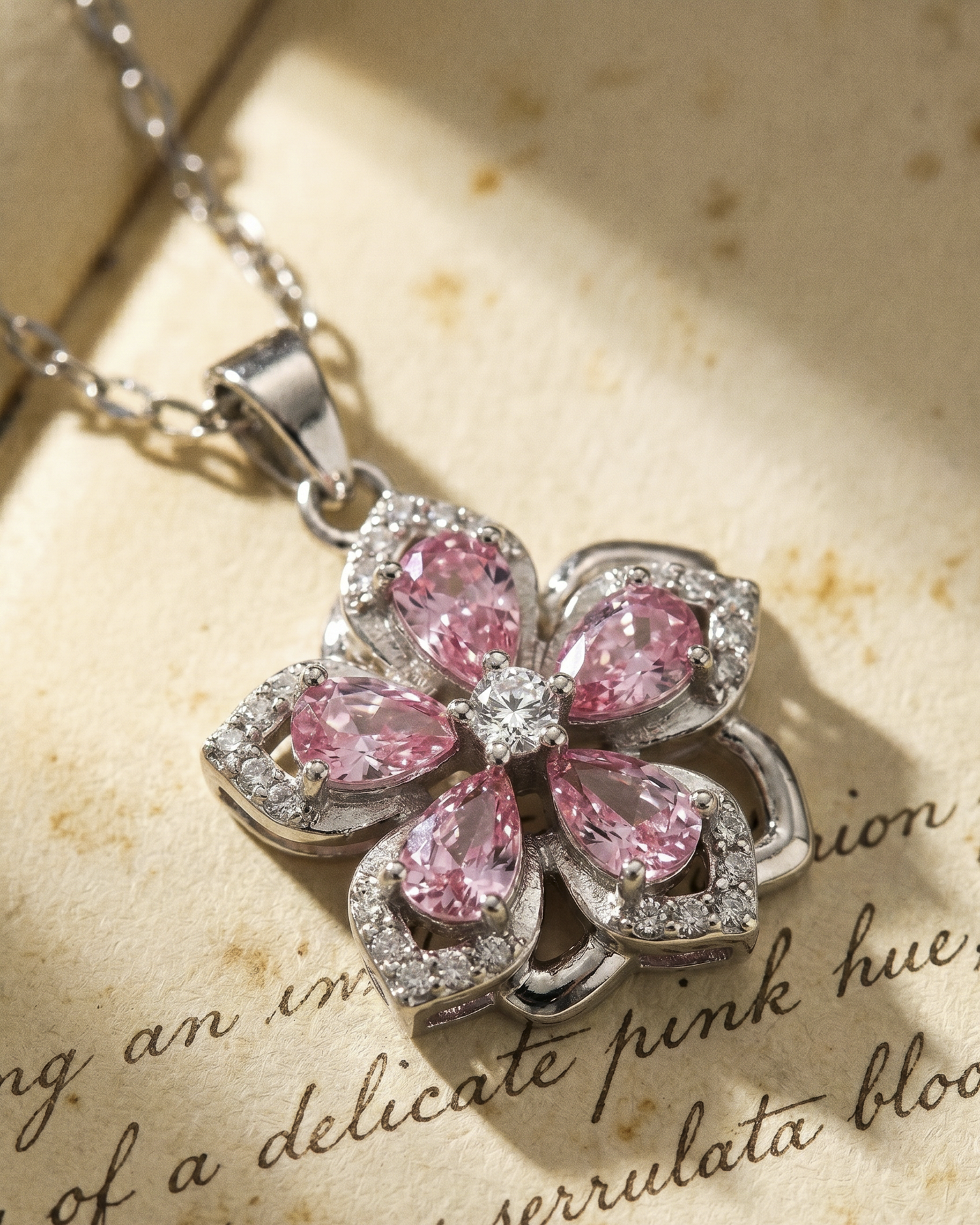 Collar Sakura – Flor Giratoria