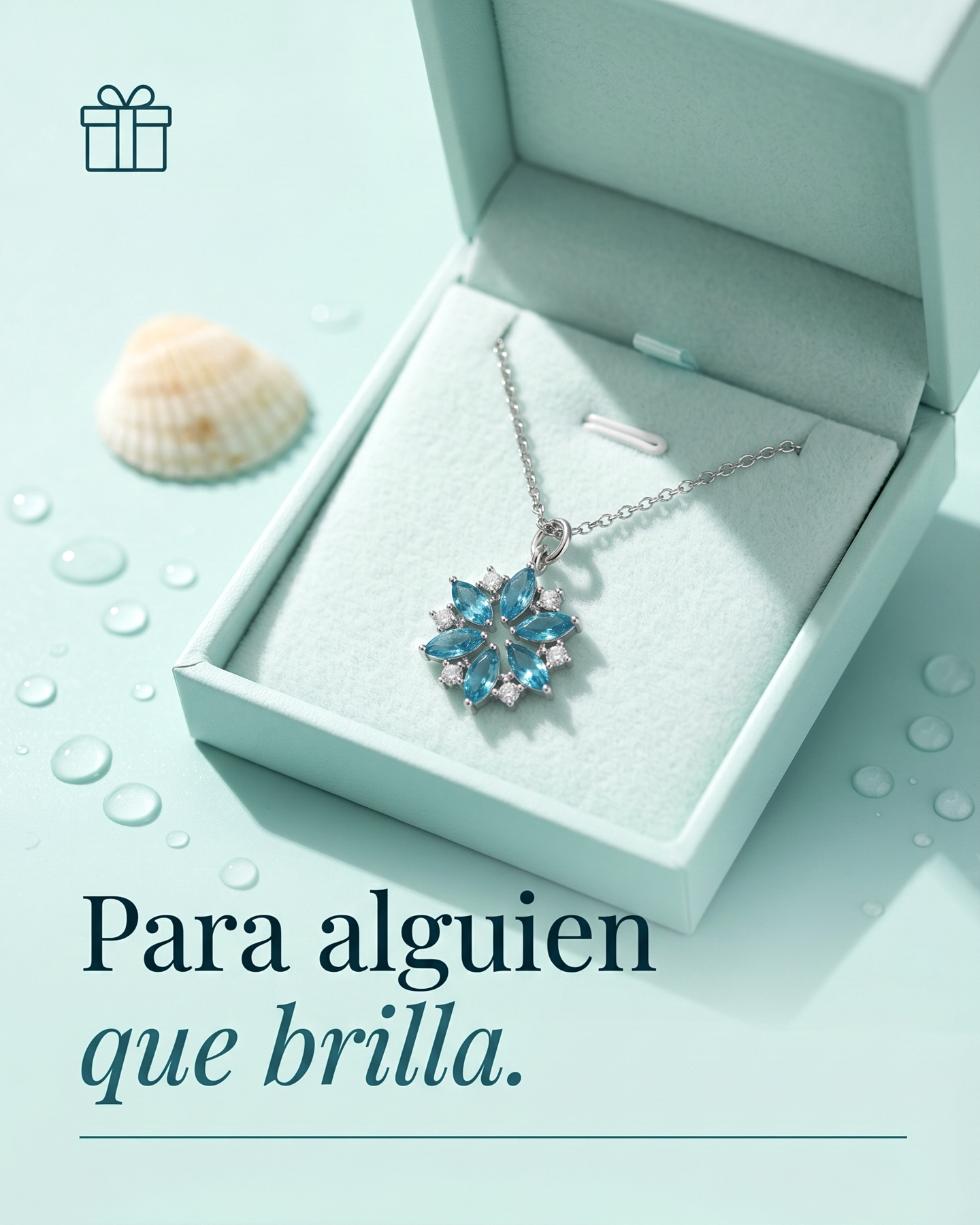 Collar Flor de Cristal