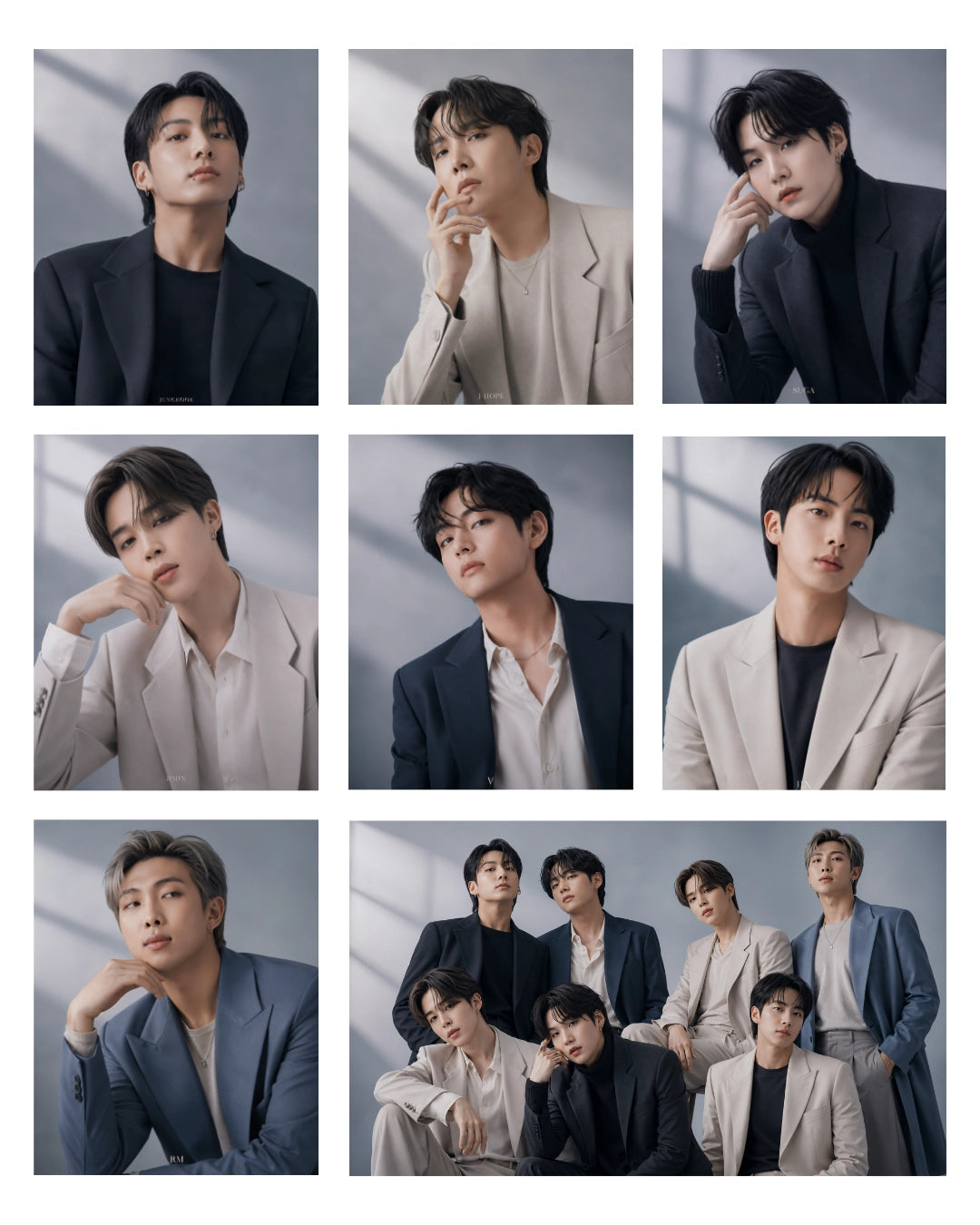 Set de Stickers BTS