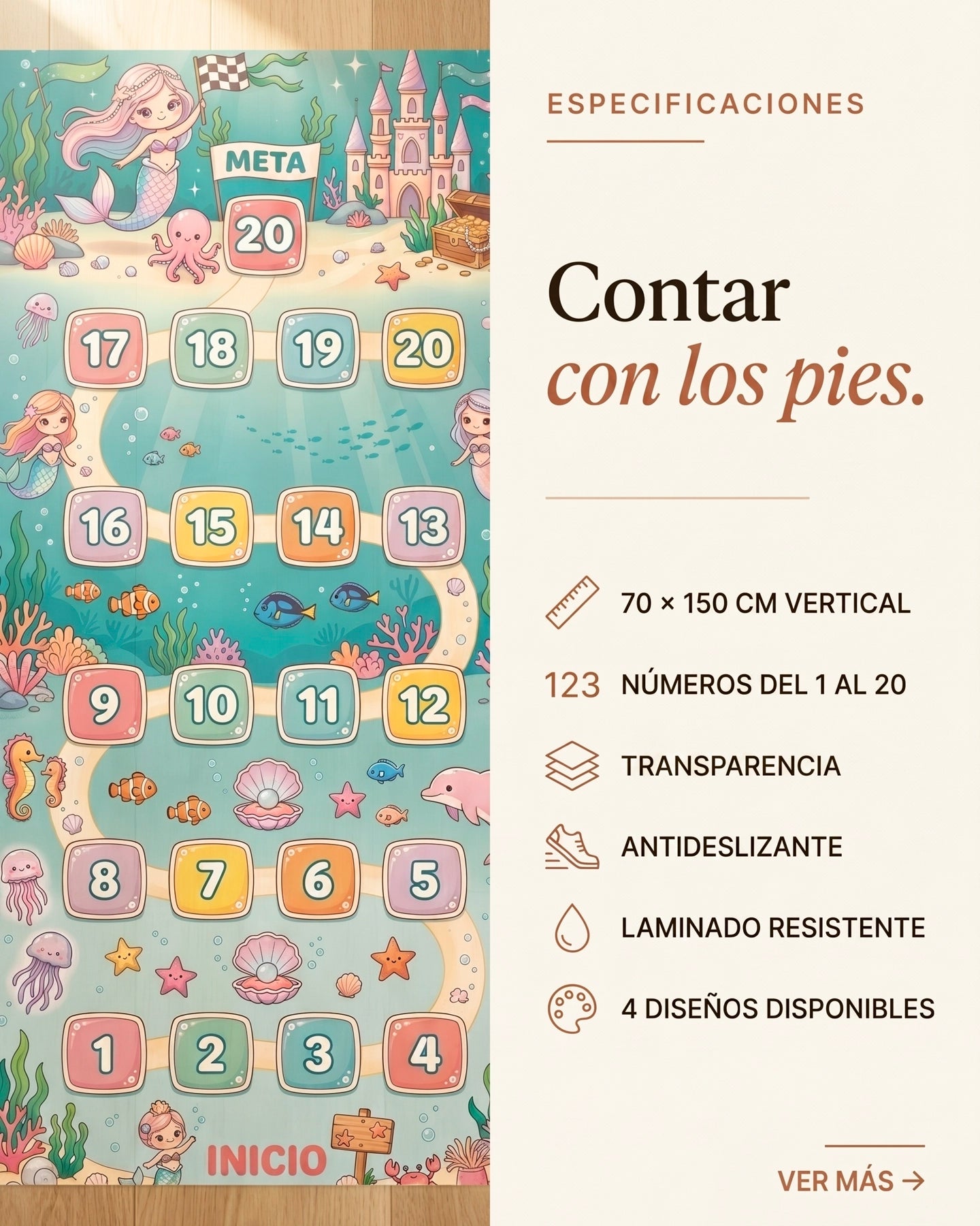 Camino de Aprendizaje de Números – Del 1 al 20