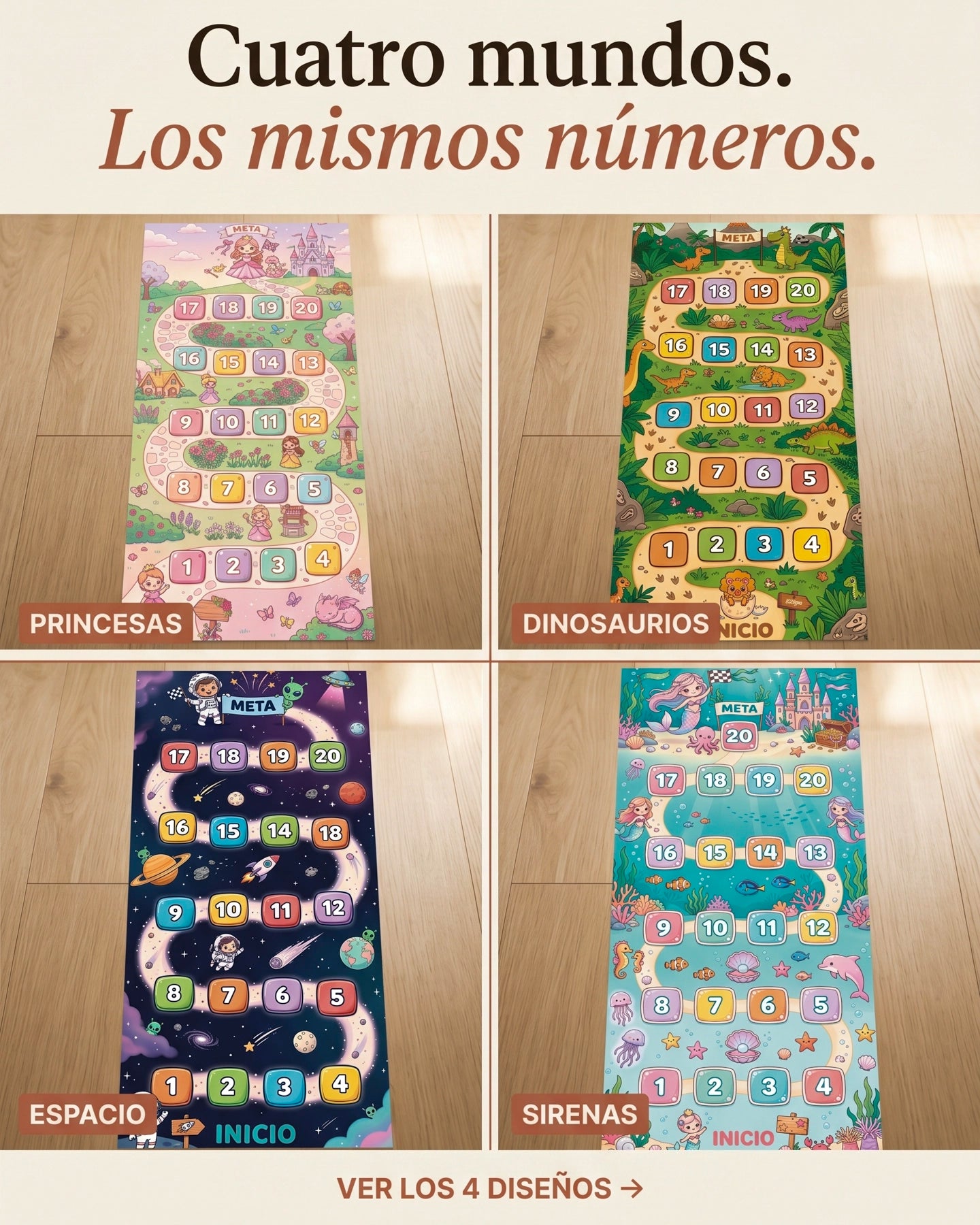 Camino de Aprendizaje de Números – Del 1 al 20
