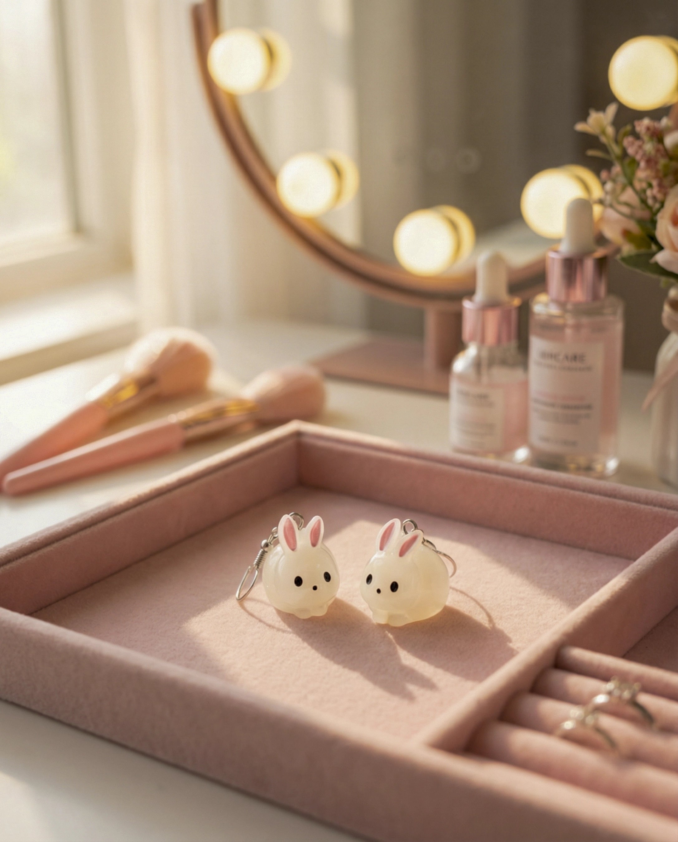 Aretes GlowBunny – Ternura que brilla en la oscuridad