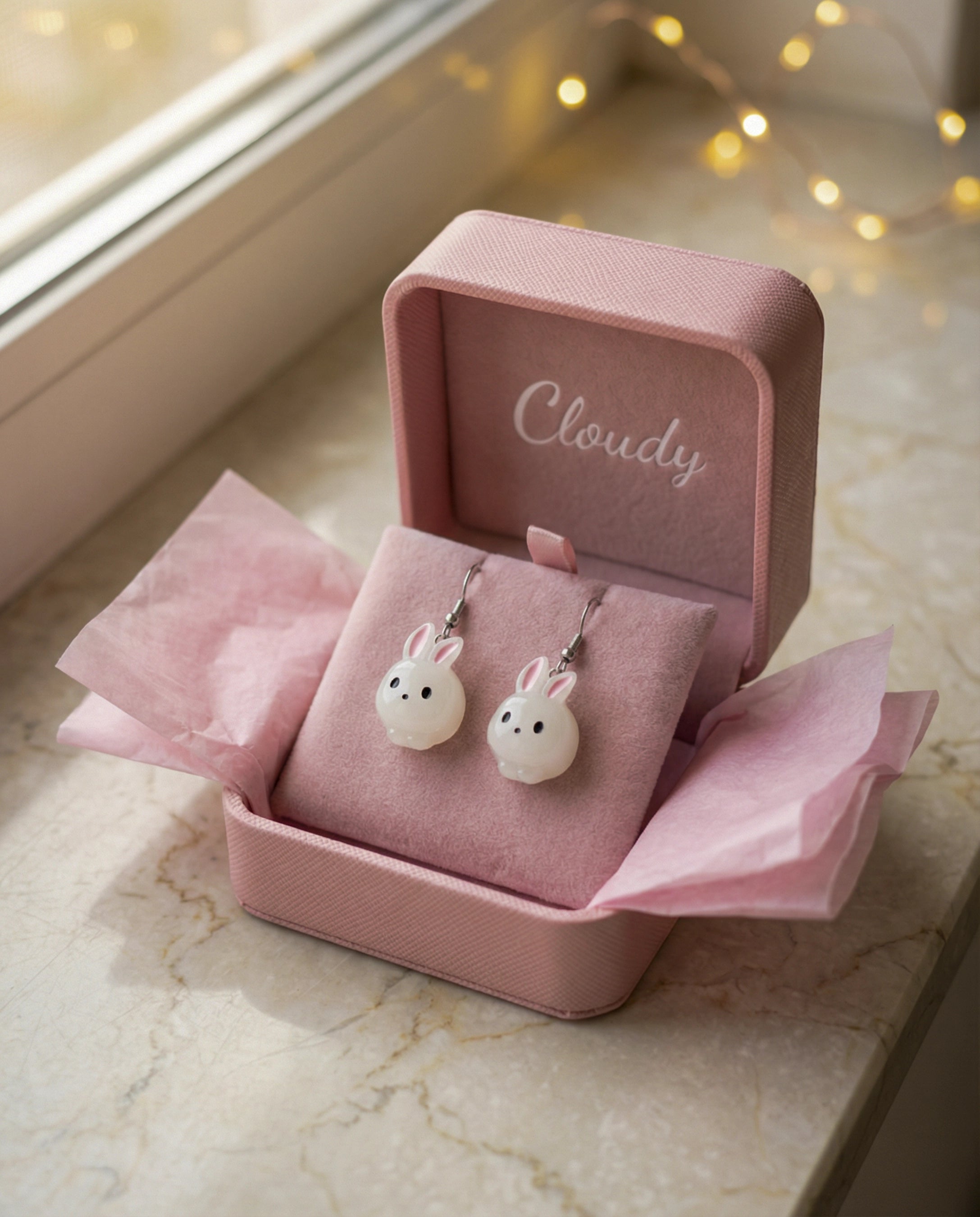 Aretes GlowBunny – Ternura que brilla en la oscuridad