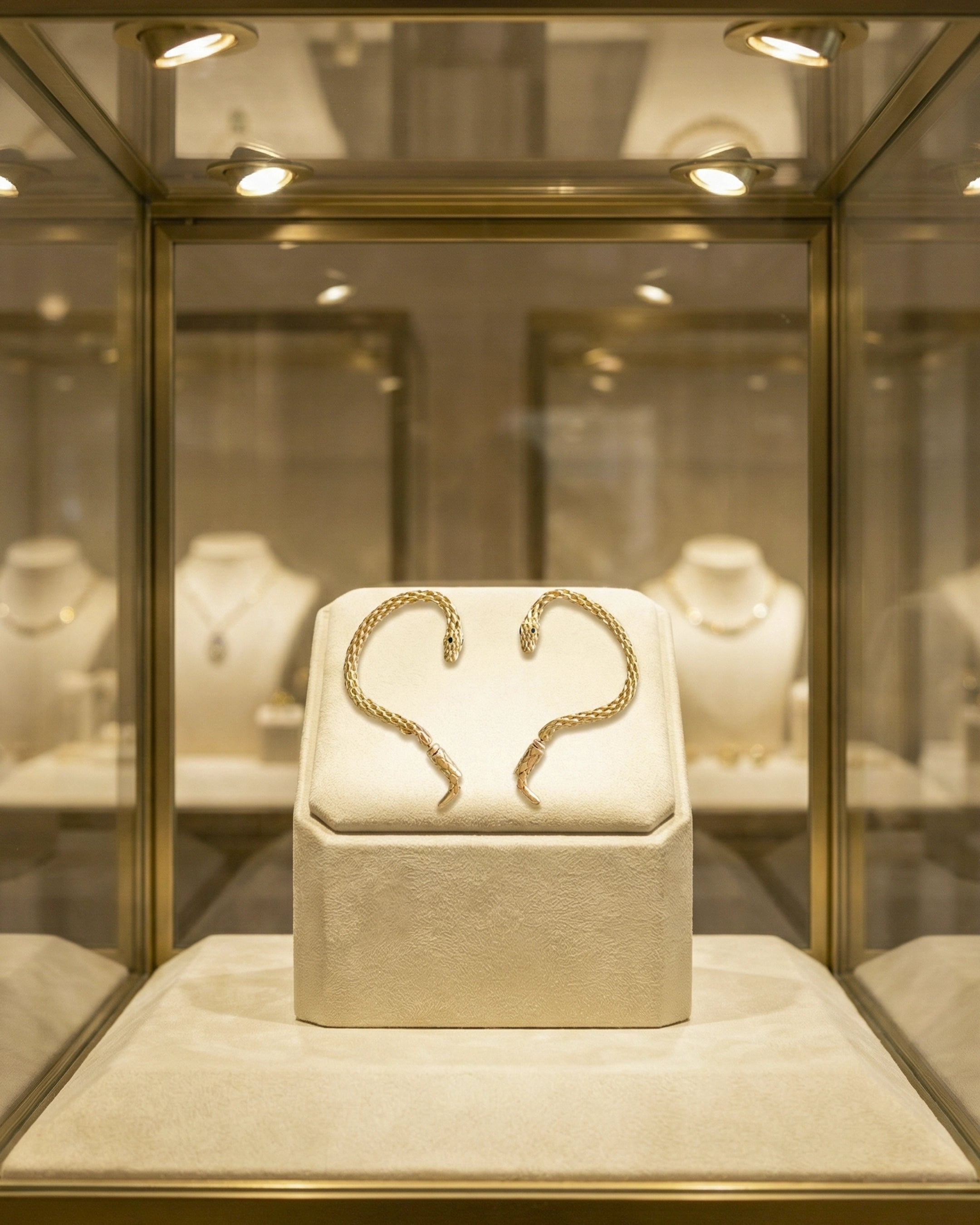 Aretes Honey Serpent – Pequeña, dorada, irresistible