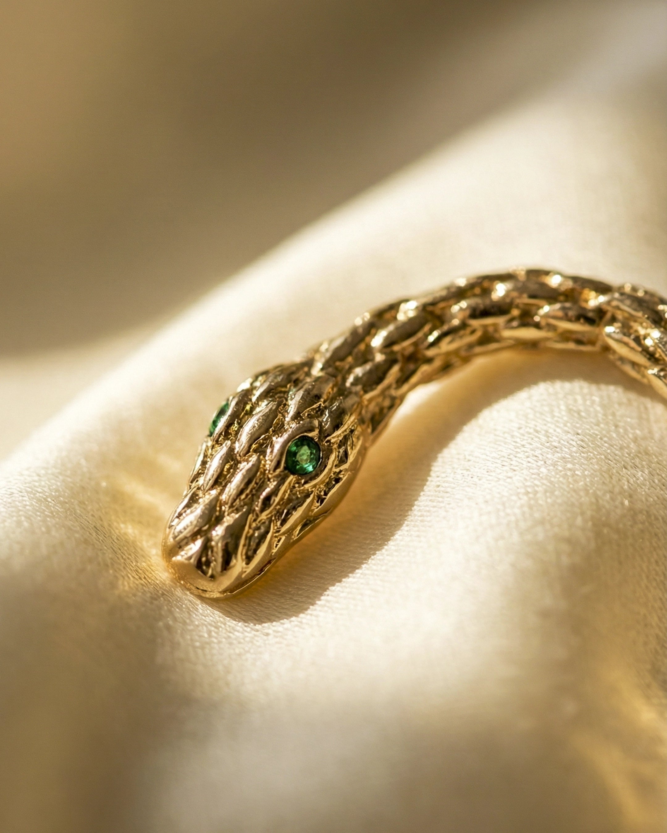 Aretes Honey Serpent – Pequeña, dorada, irresistible