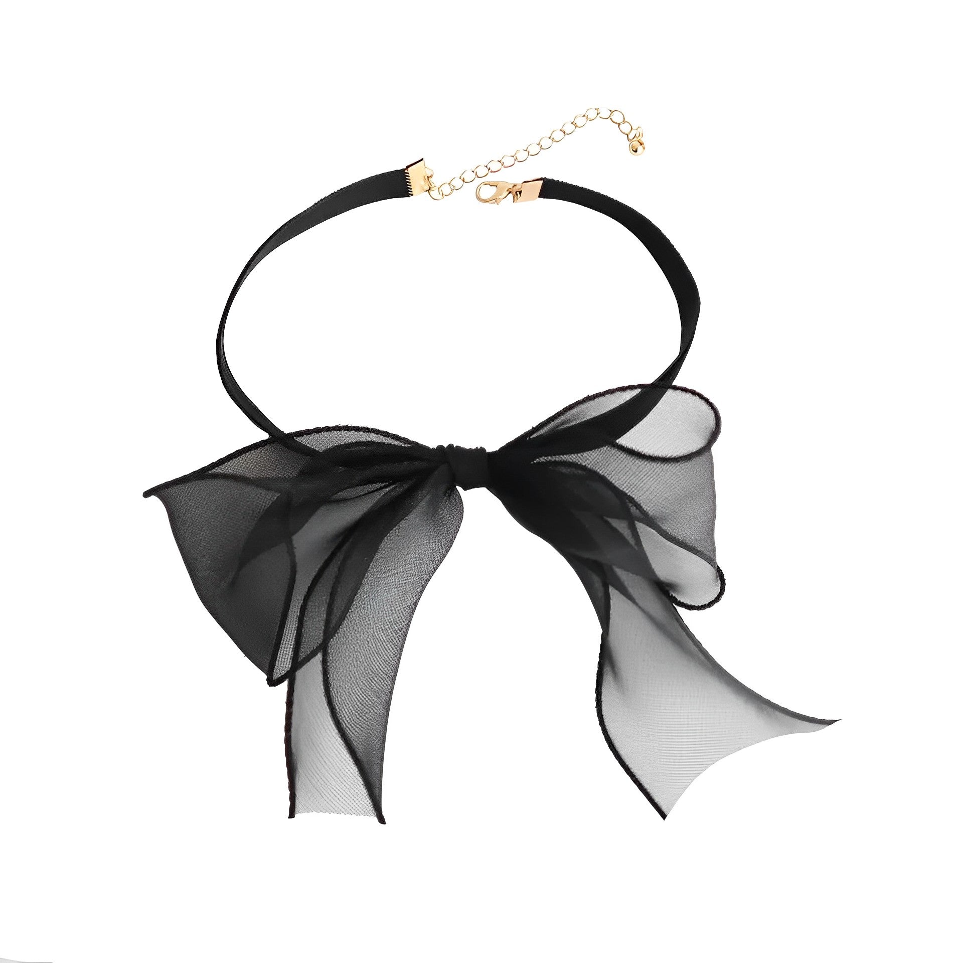Choker con Listón Negro