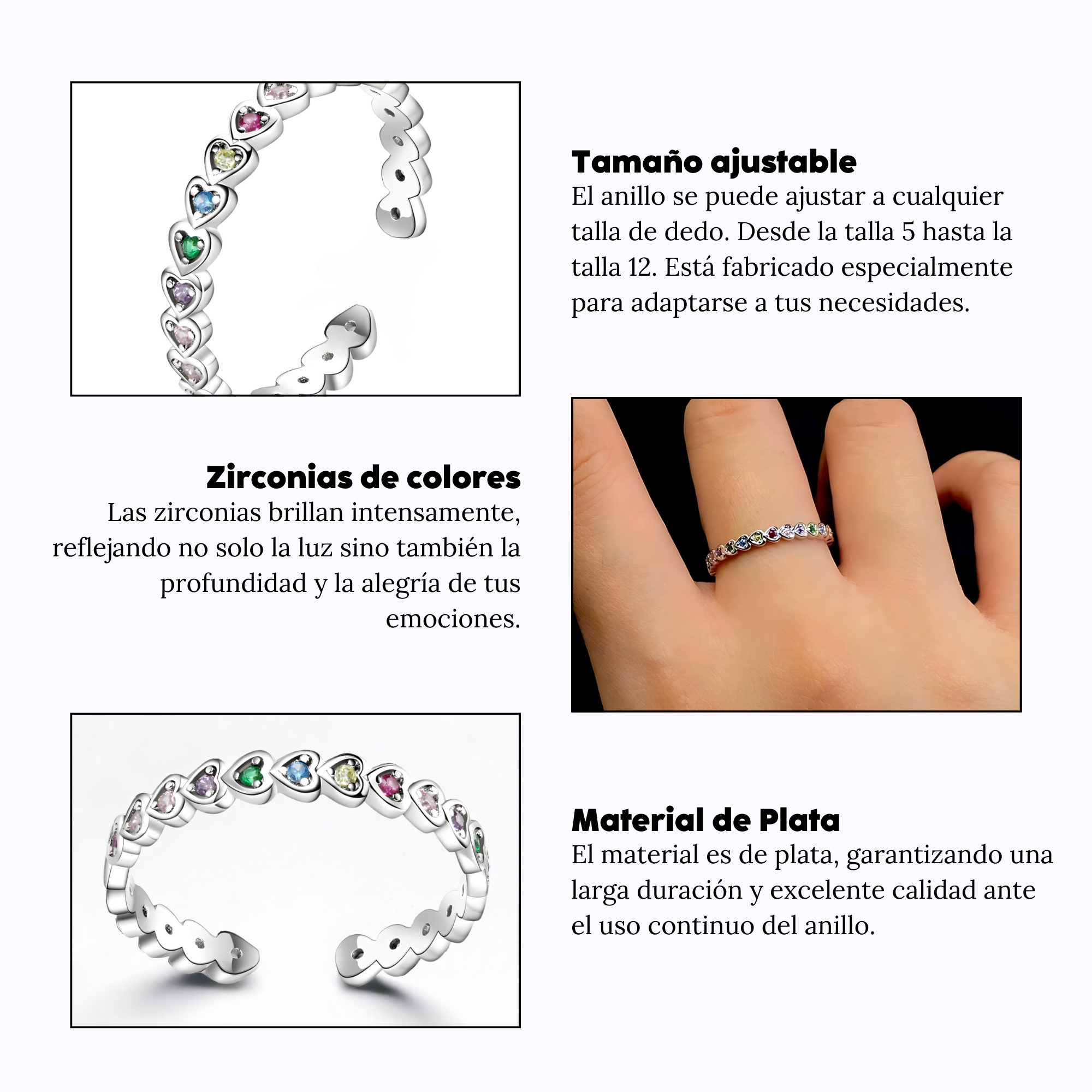 Anillo Arcoíris de Amor