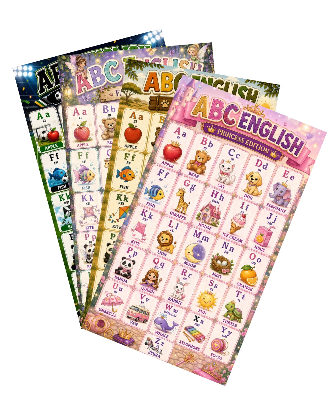 Sticker Educativo ABC English – Letras y Pronunciación