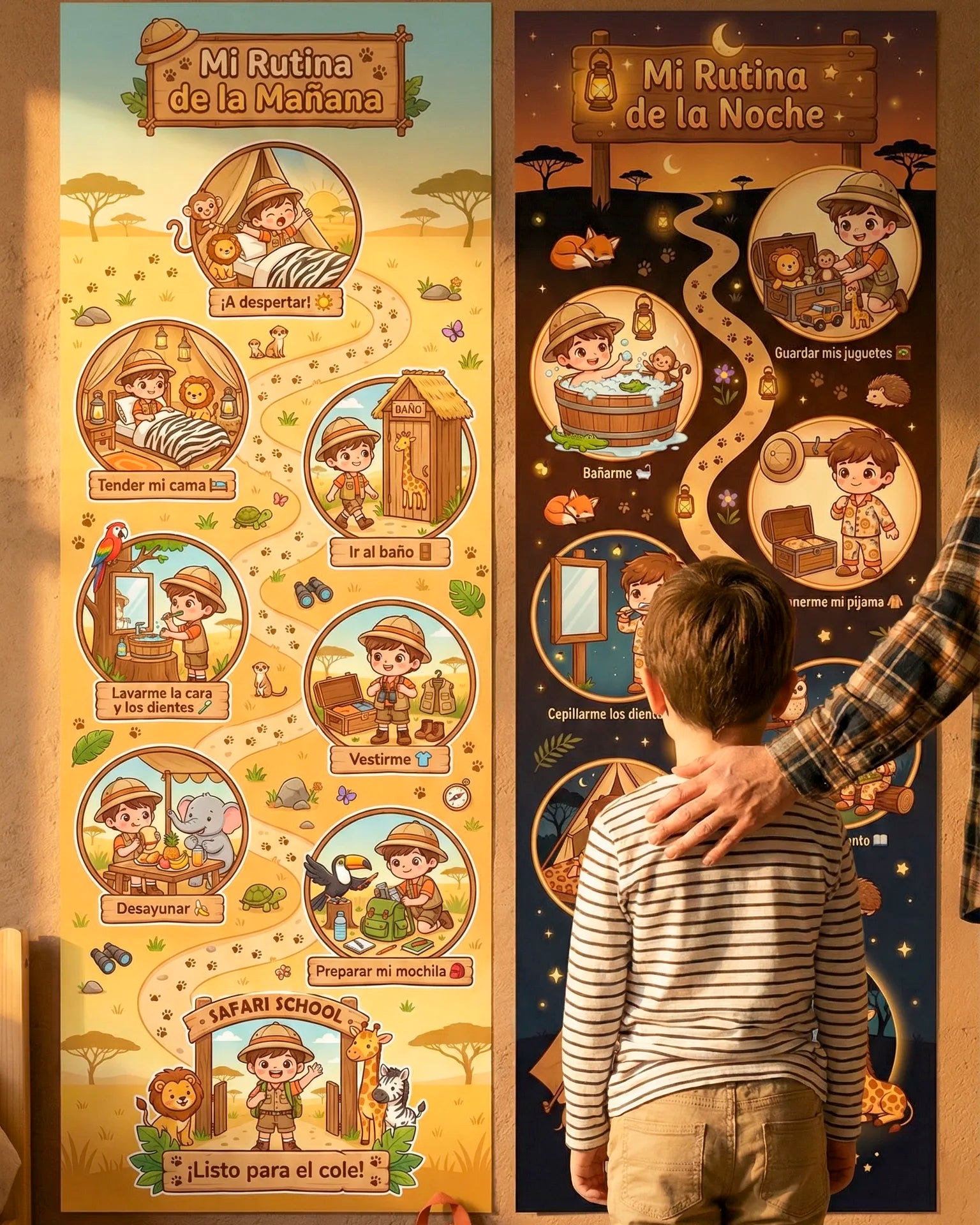 Mi Rutina del Día – Camino de Hábitos Edición Niños