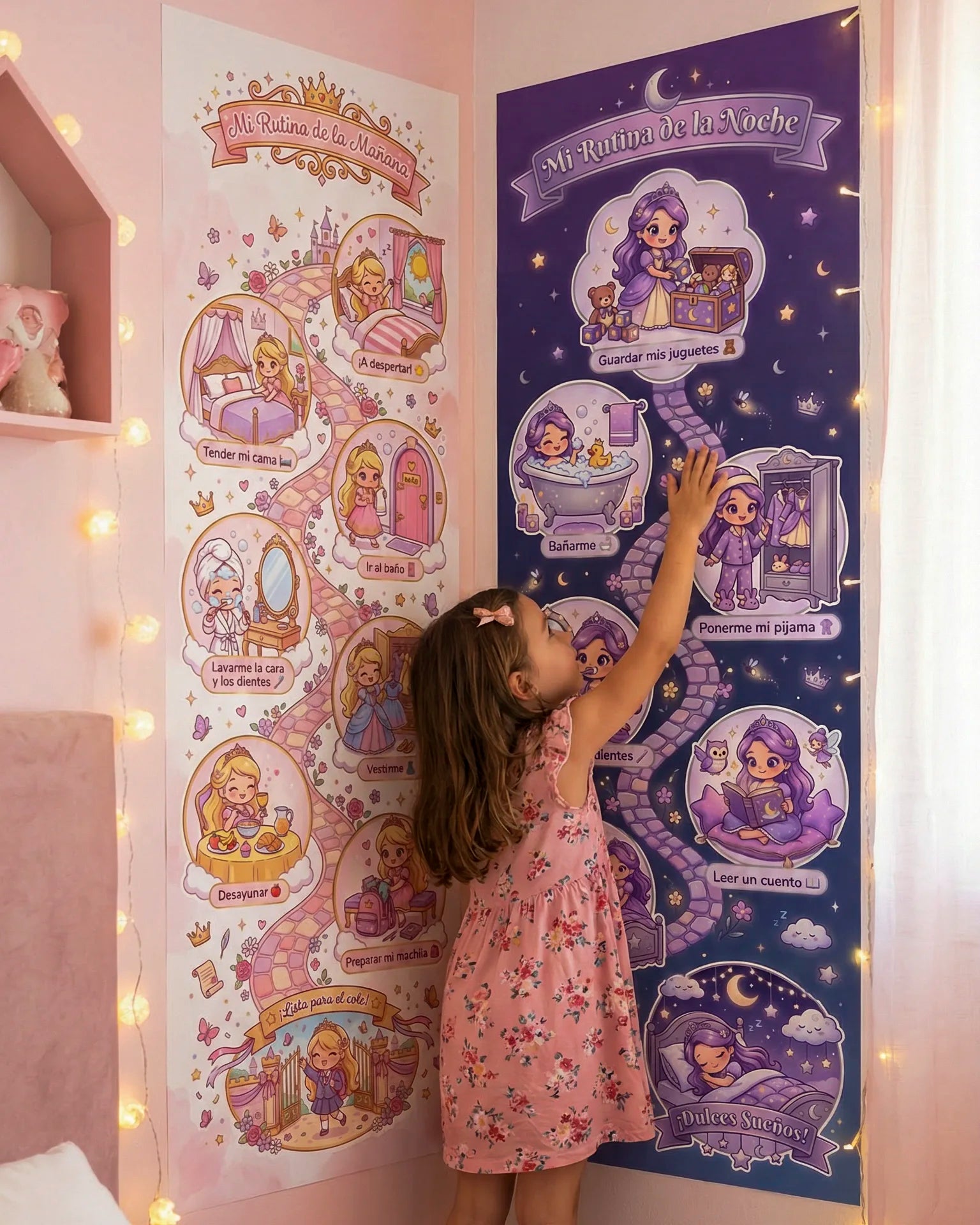 Mi Rutina del Día – Camino de Hábitos Edición Niñas