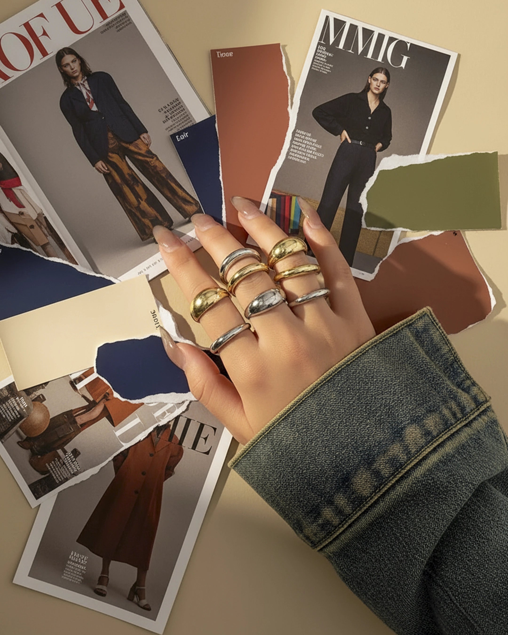 Clarisse – Set de 8 Anillos