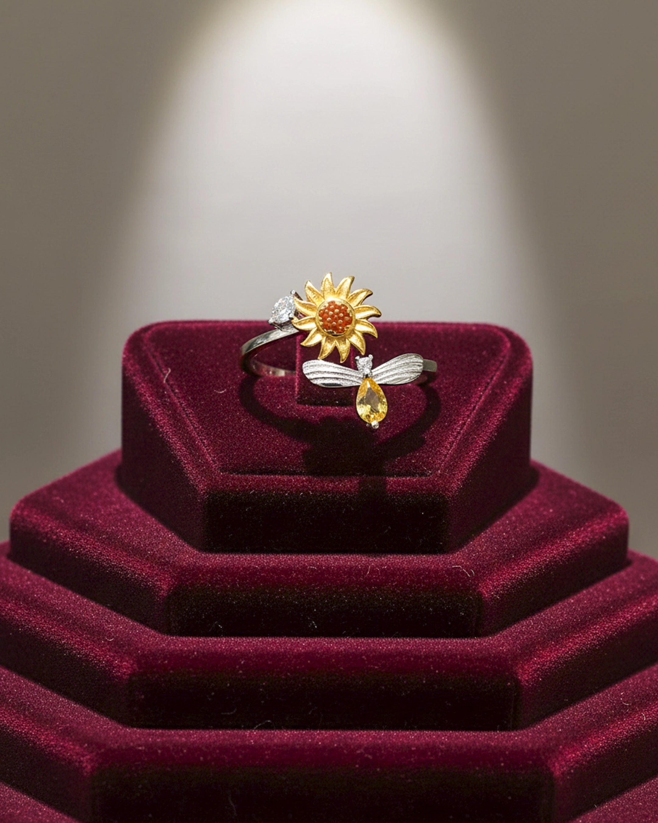 Anillo Girasol - Dulzura que florece en tus manos