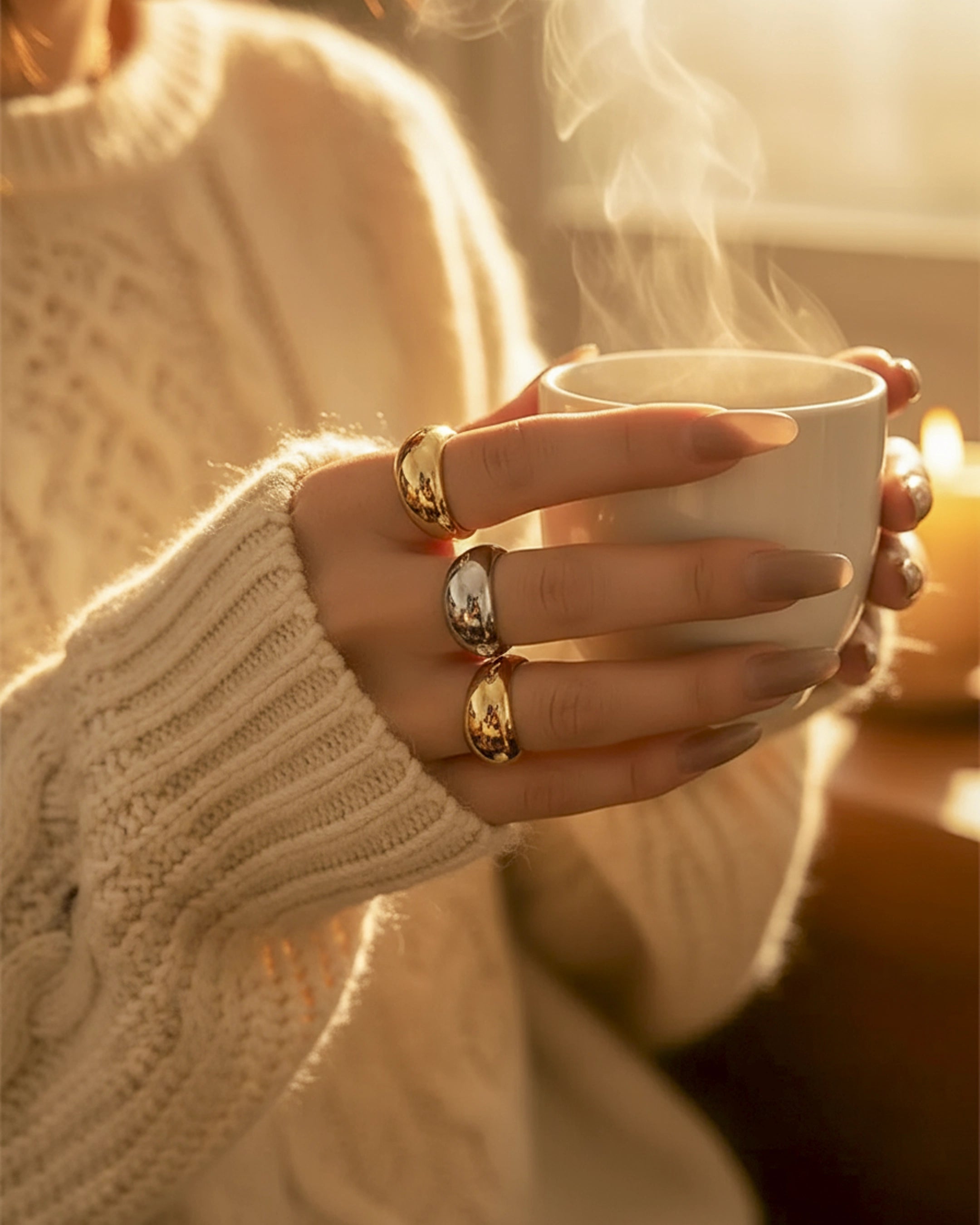 Clarisse – Set de 8 Anillos