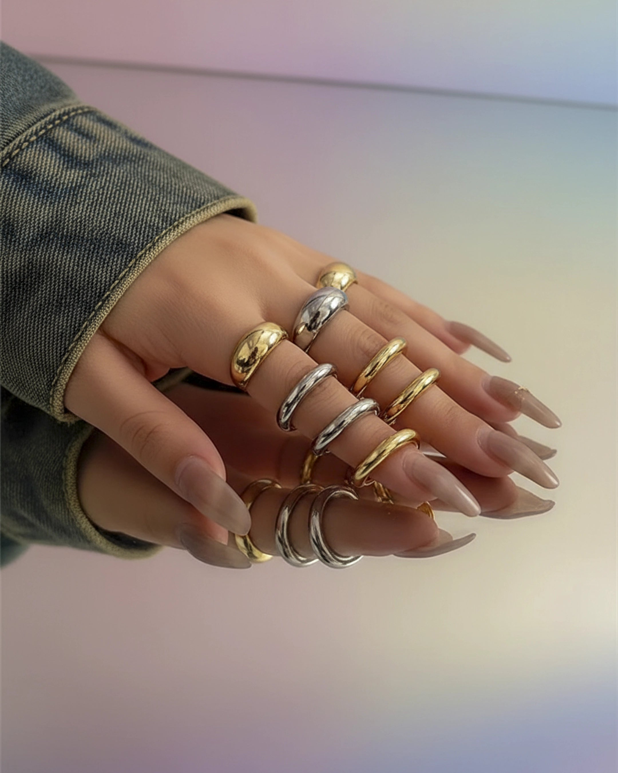 Clarisse – Set de 8 Anillos