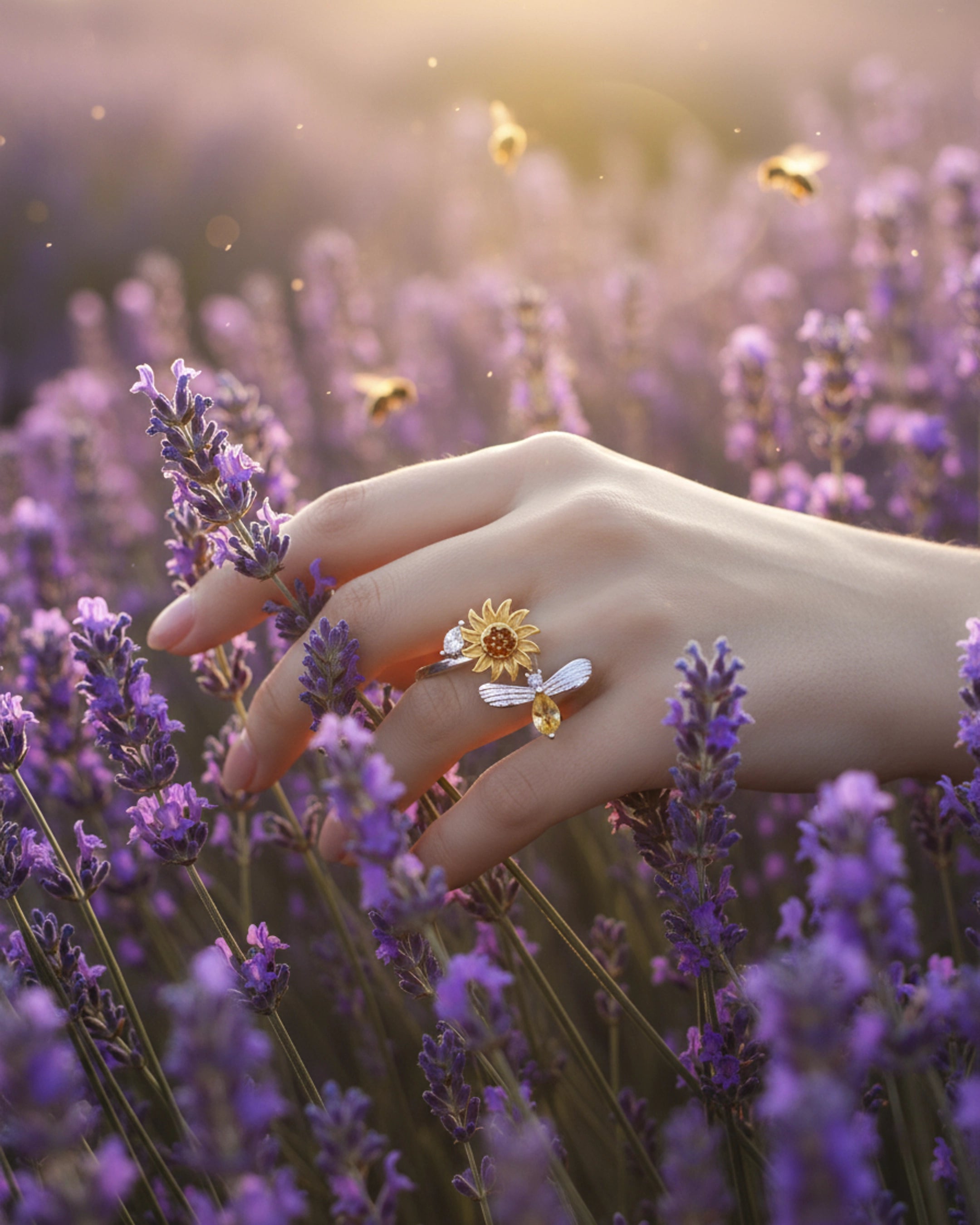 Anillo Girasol - Dulzura que florece en tus manos