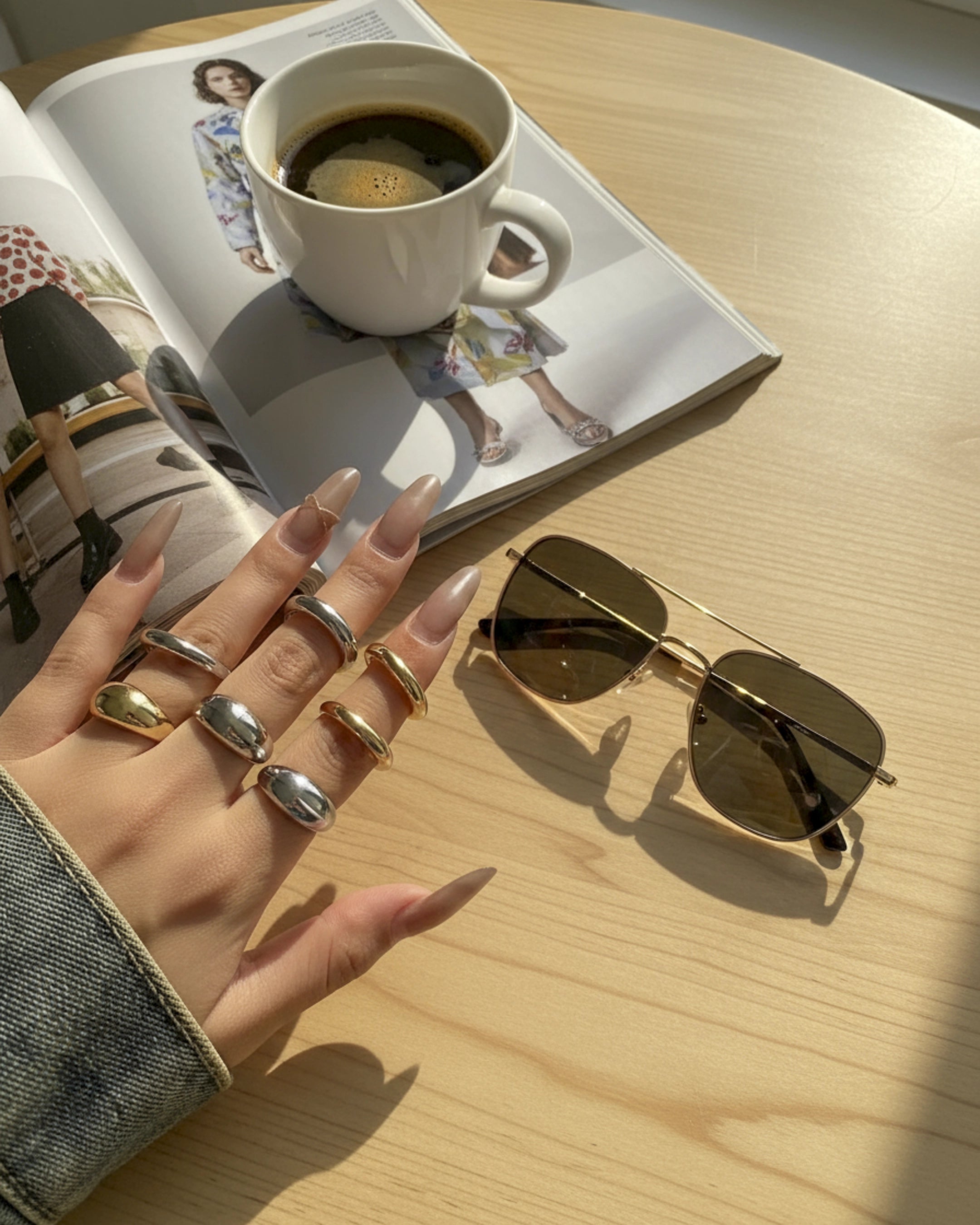 Clarisse – Set de 8 Anillos