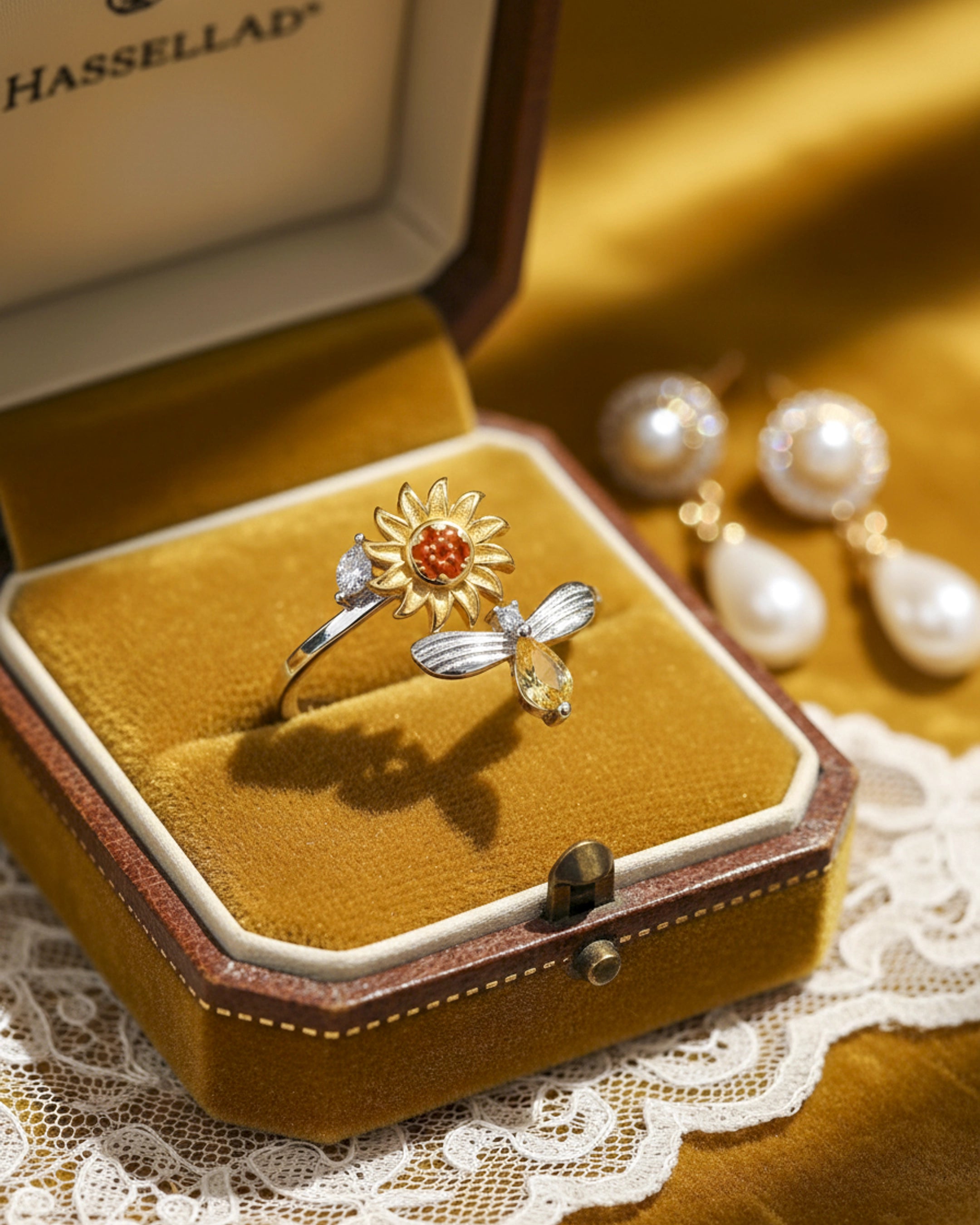 Anillo Girasol - Dulzura que florece en tus manos