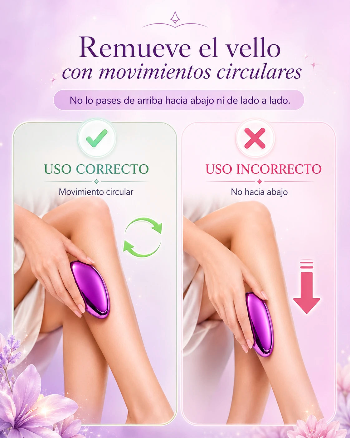 Depiladora de Cristal - Piel Suave