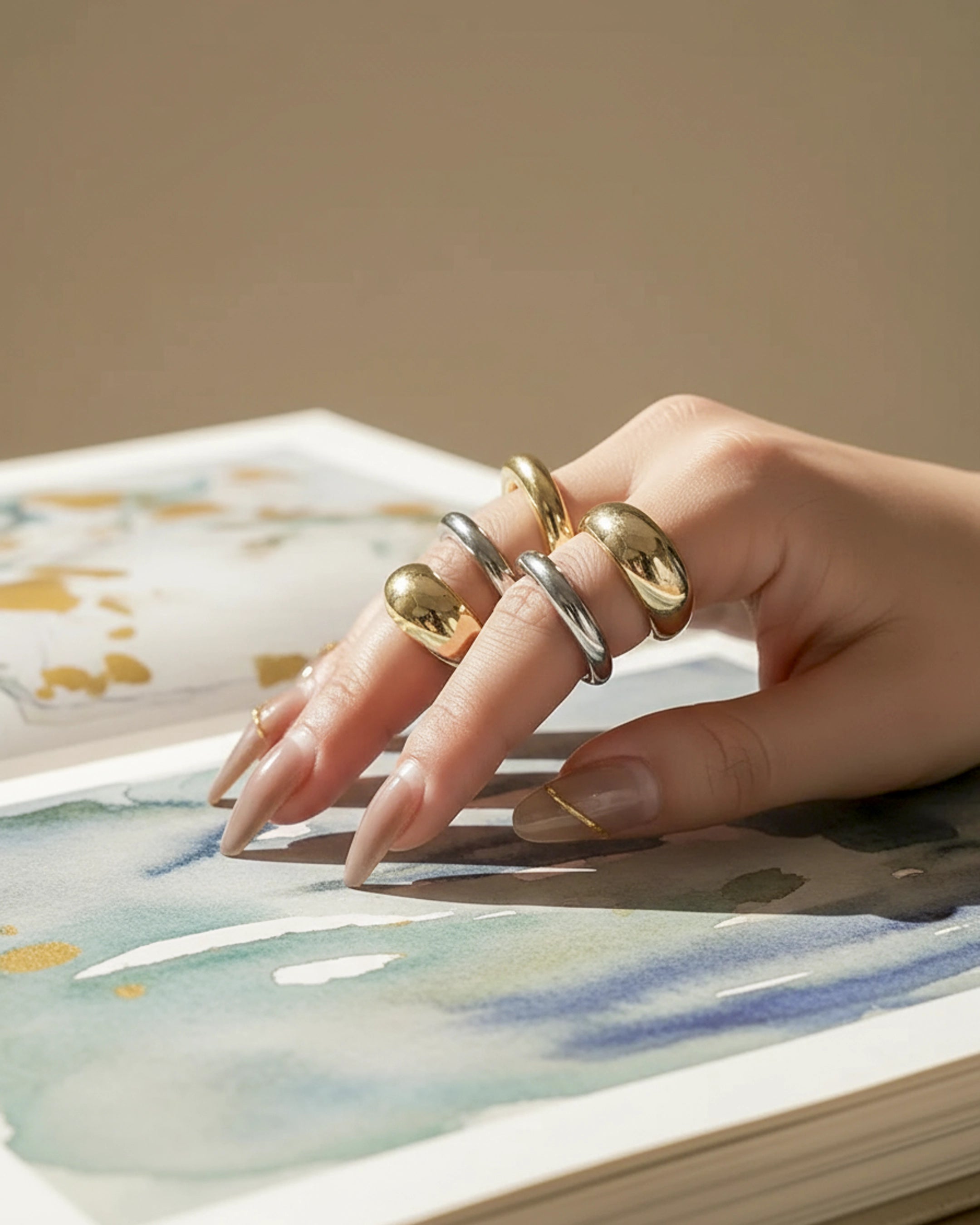 Clarisse – Set de 8 Anillos