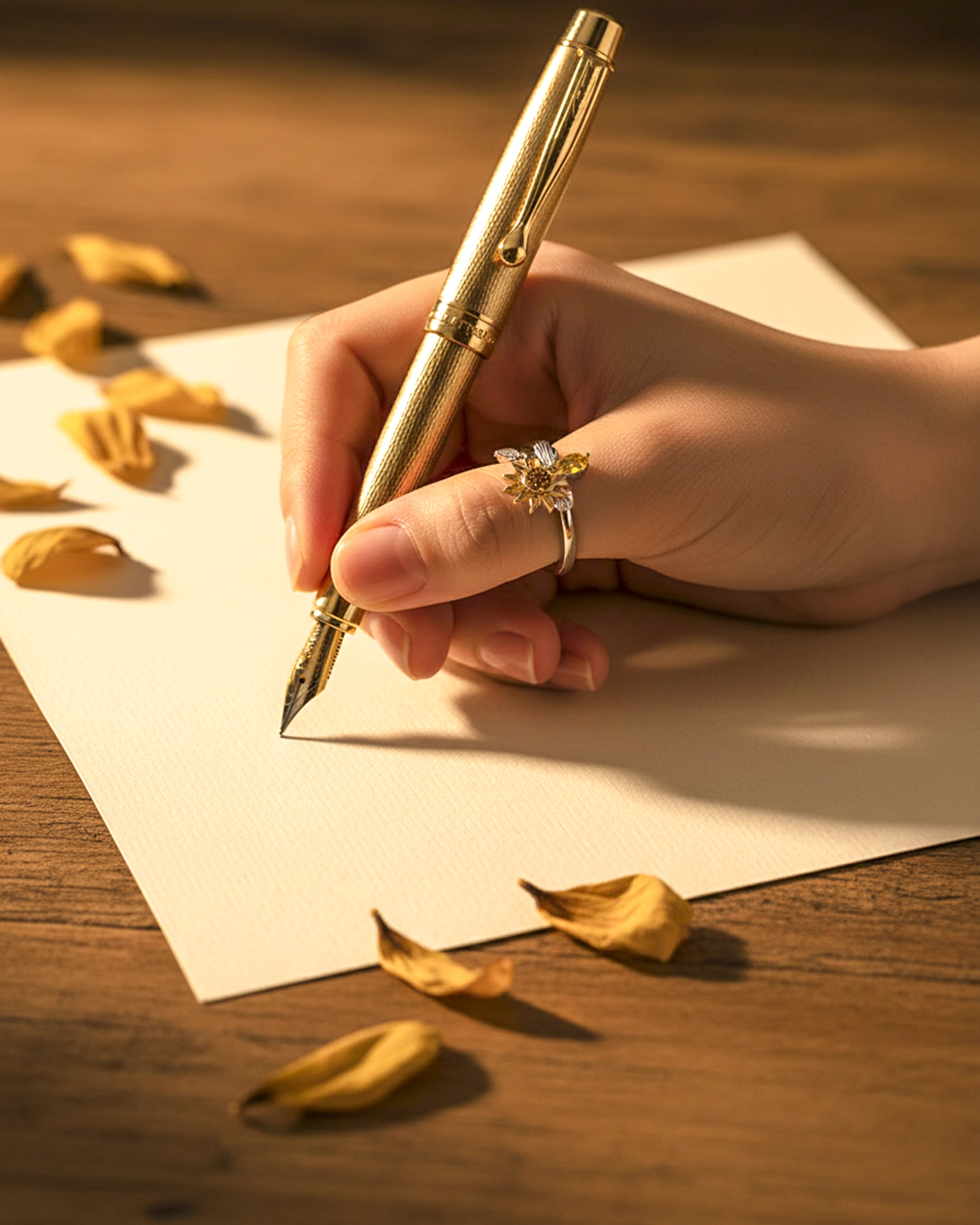 Anillo Girasol - Dulzura que florece en tus manos