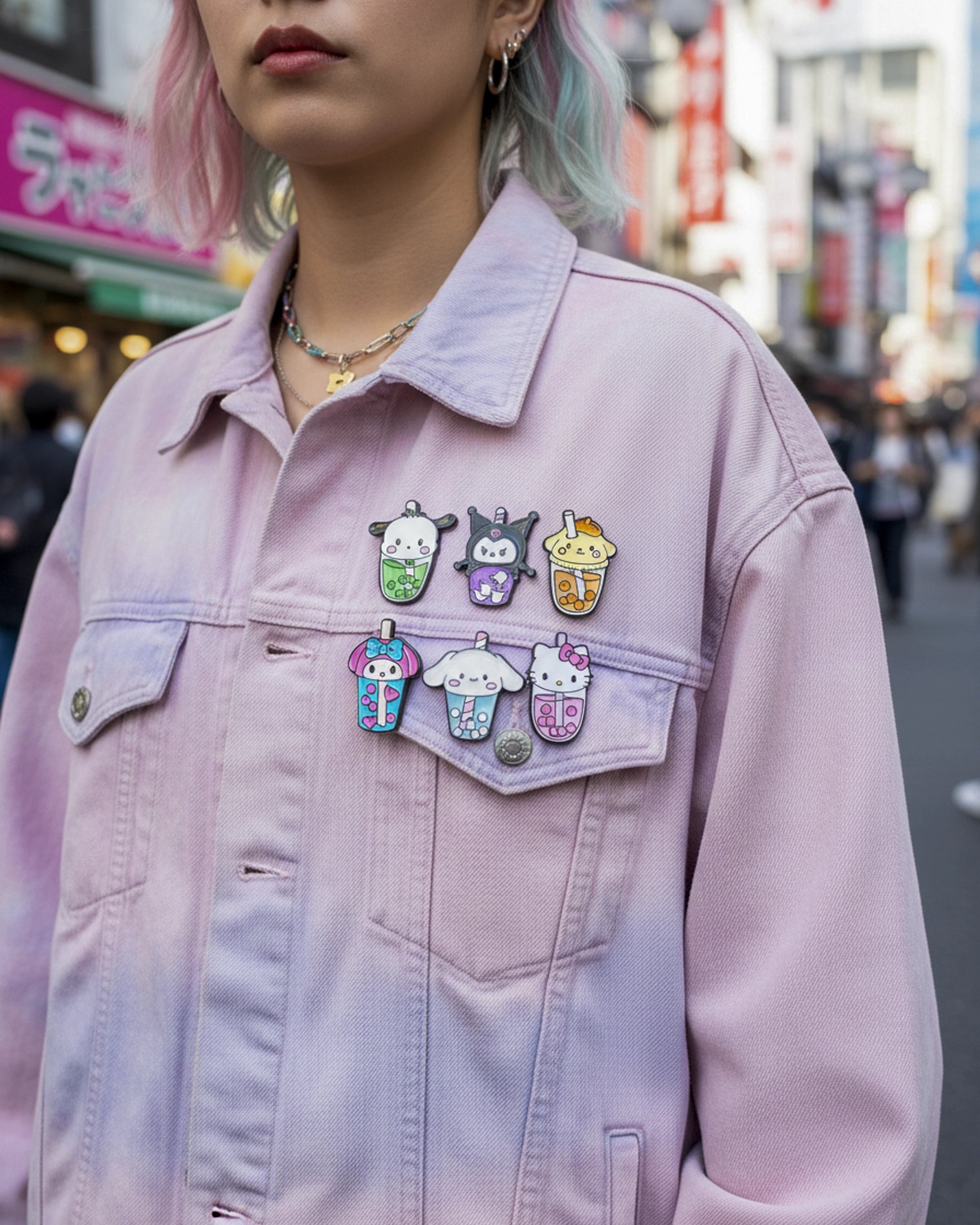 Pines Sanrio x Bubble Tea - 6 Unidades