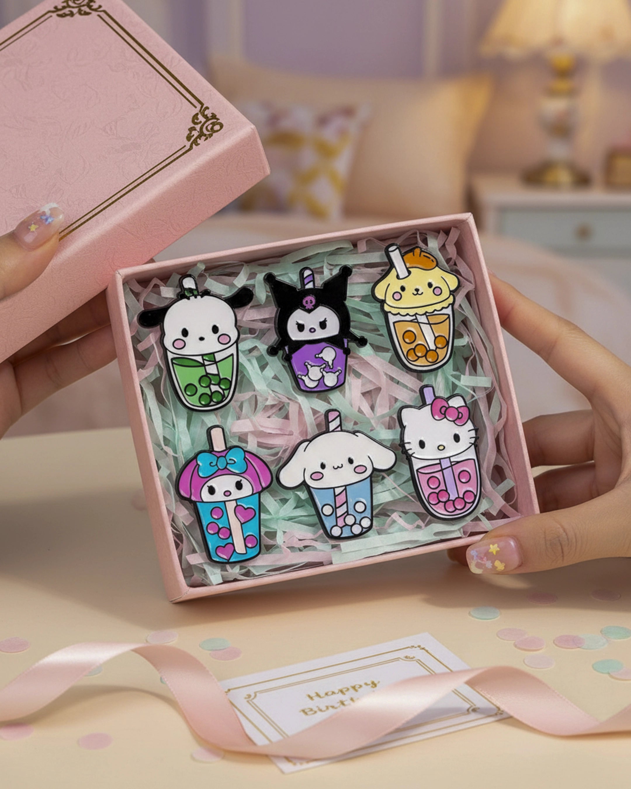 Pines Sanrio x Bubble Tea - 6 Unidades