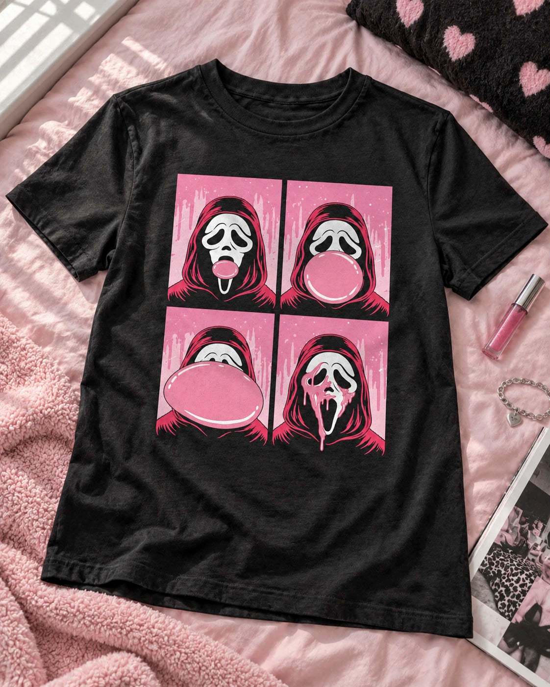 Playera Ghostface – Bubblegum