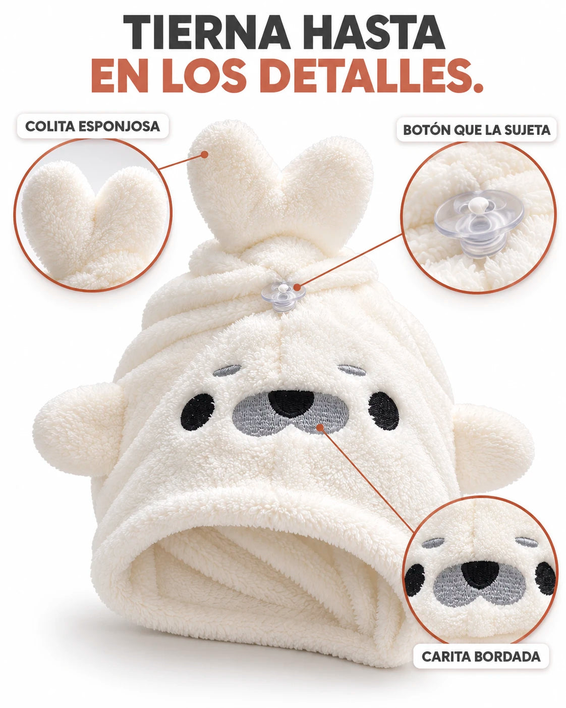 Gorro Secador de Cabello – Foquita Esponjosa