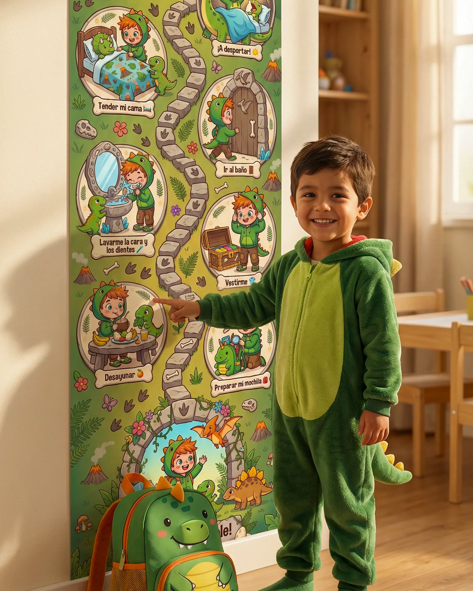 Mi Rutina del Día – Camino de Hábitos Edición Niños