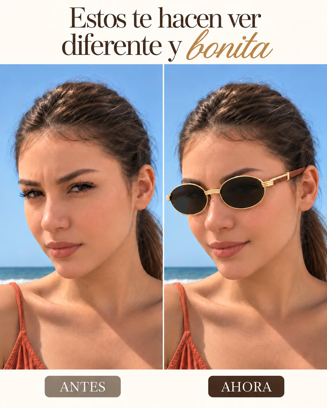 Lentes Moka – Café y Dorado
