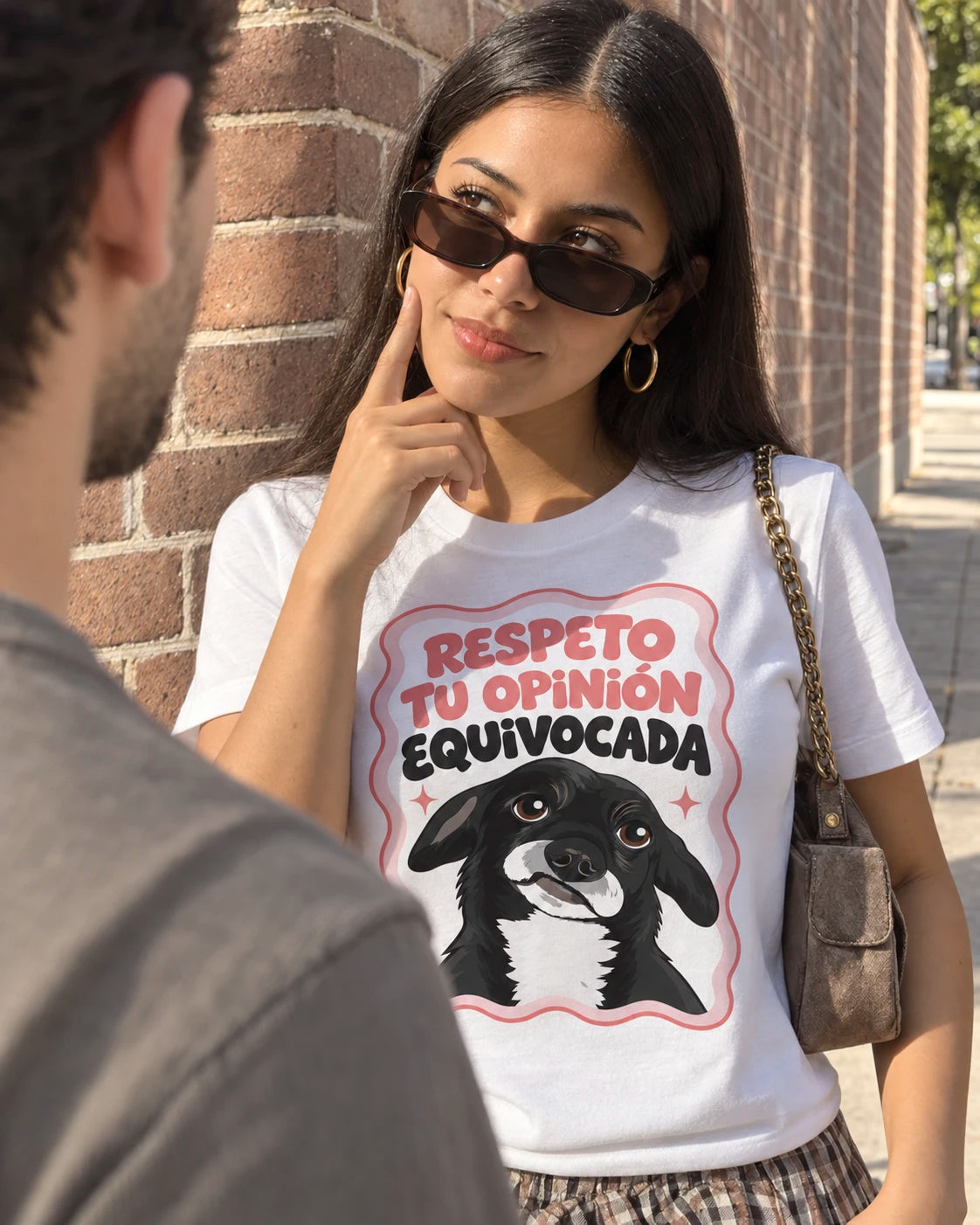 Playera Respeto tu Opinión Equivocada
