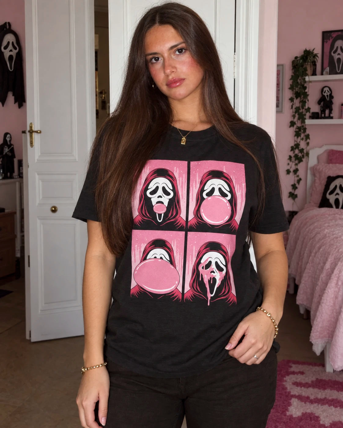 Playera Ghostface – Bubblegum