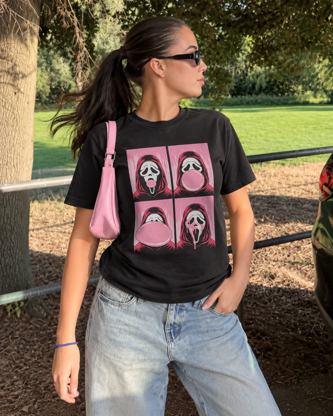 Playera Ghostface – Bubblegum