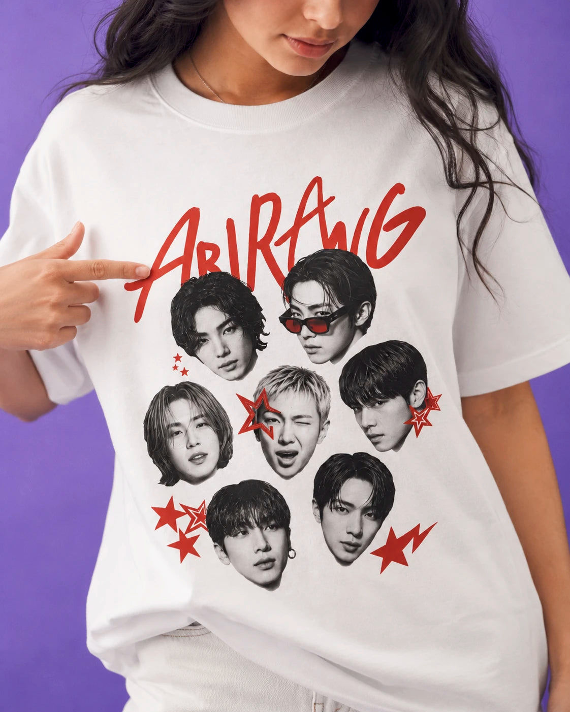 Playera BTS – Arirang 7 Faces