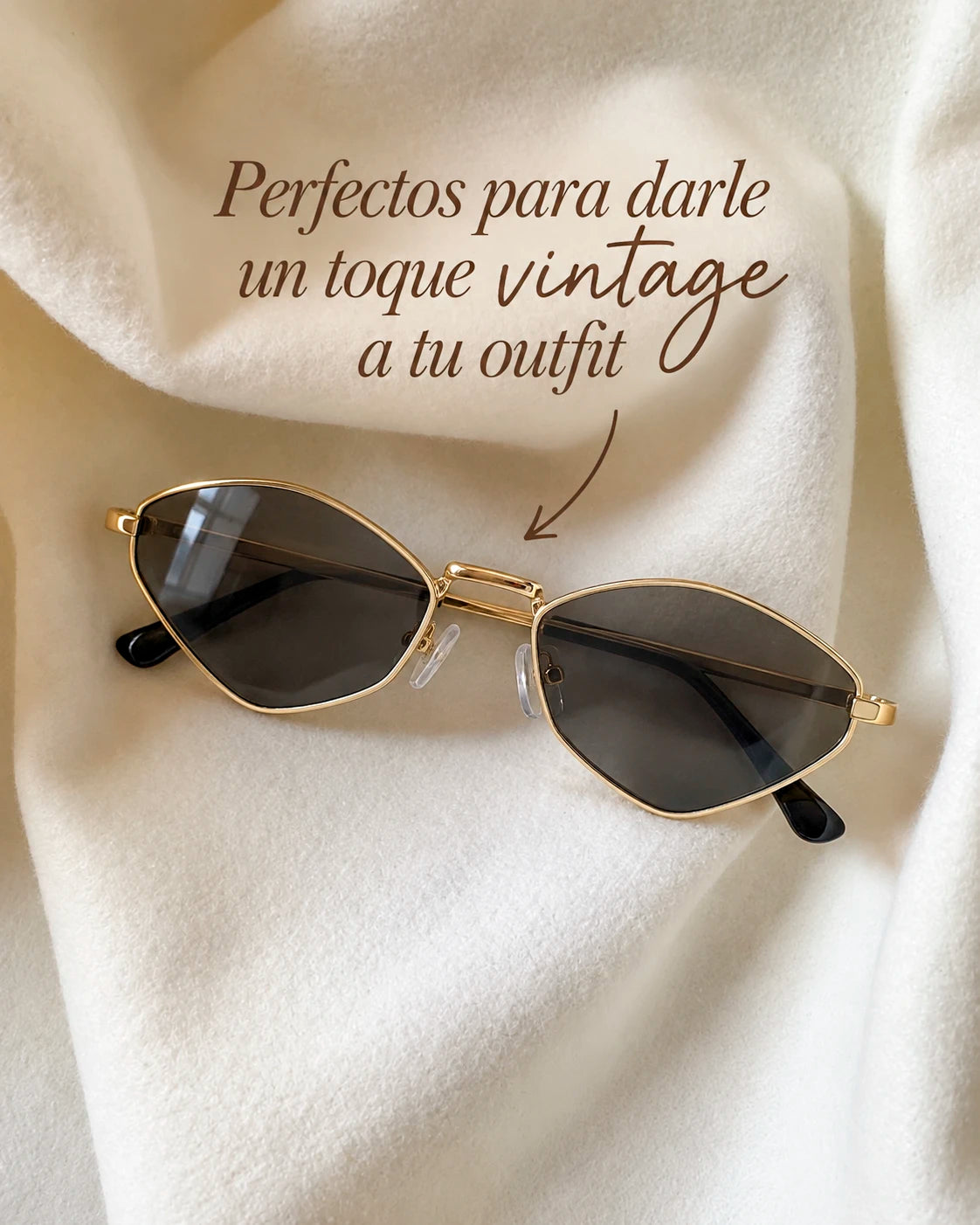 Lentes Marbella – Dorado y Negro