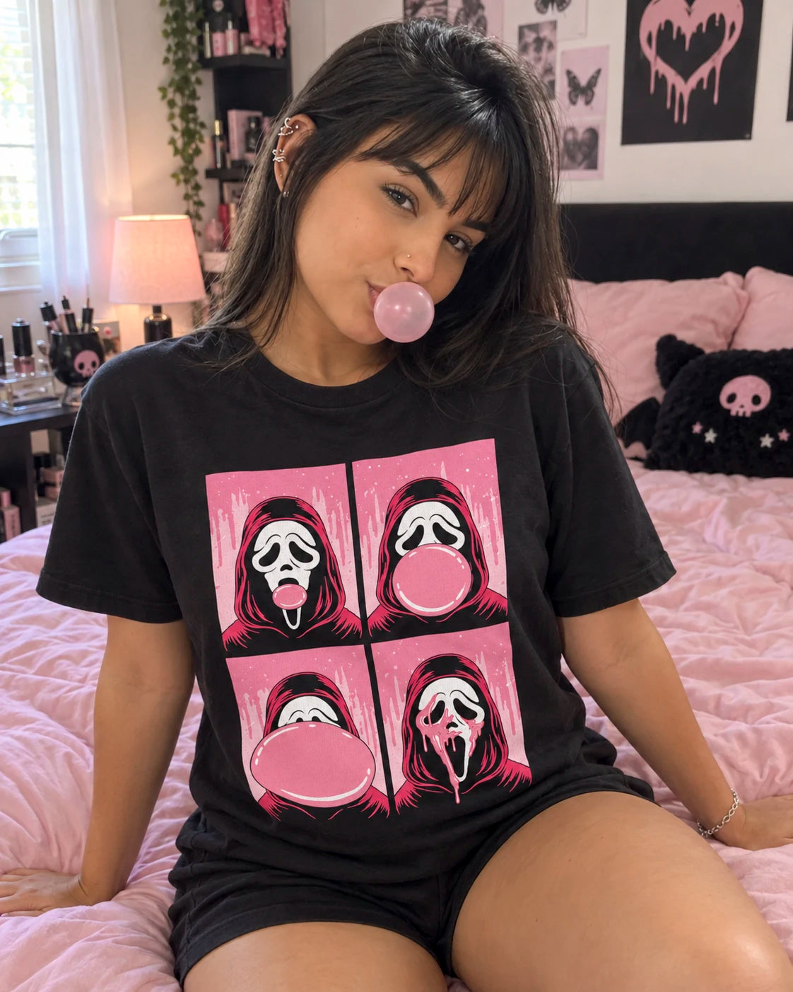 Playera Ghostface – Bubblegum