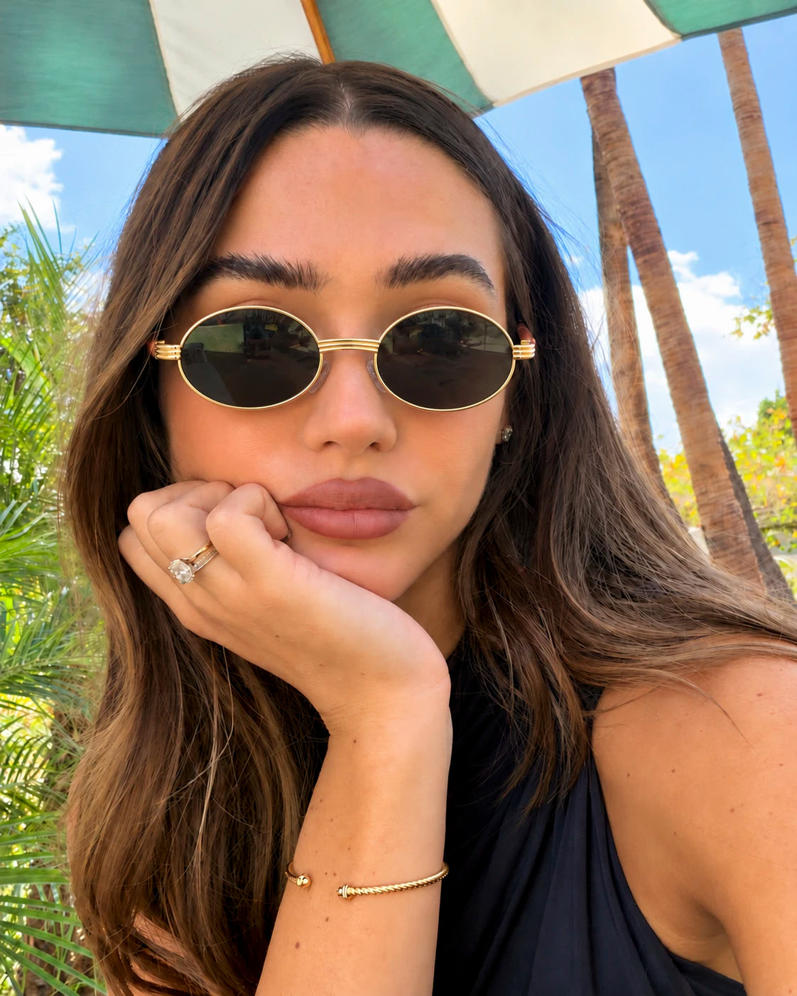 Lentes Moka – Café y Dorado