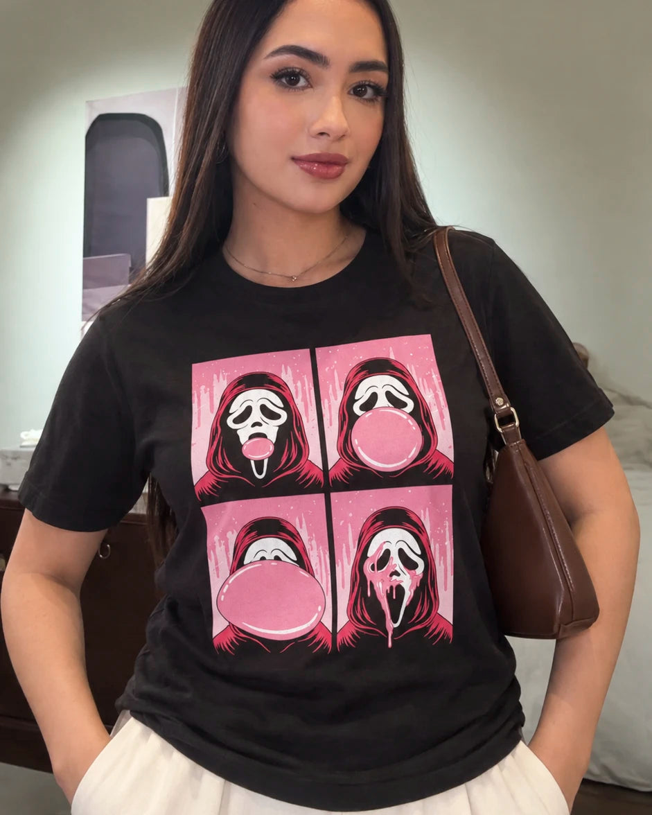 Playera Ghostface – Bubblegum