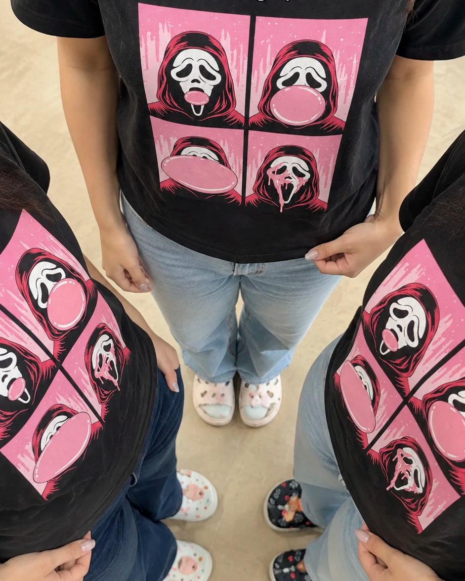 Playera Ghostface – Bubblegum