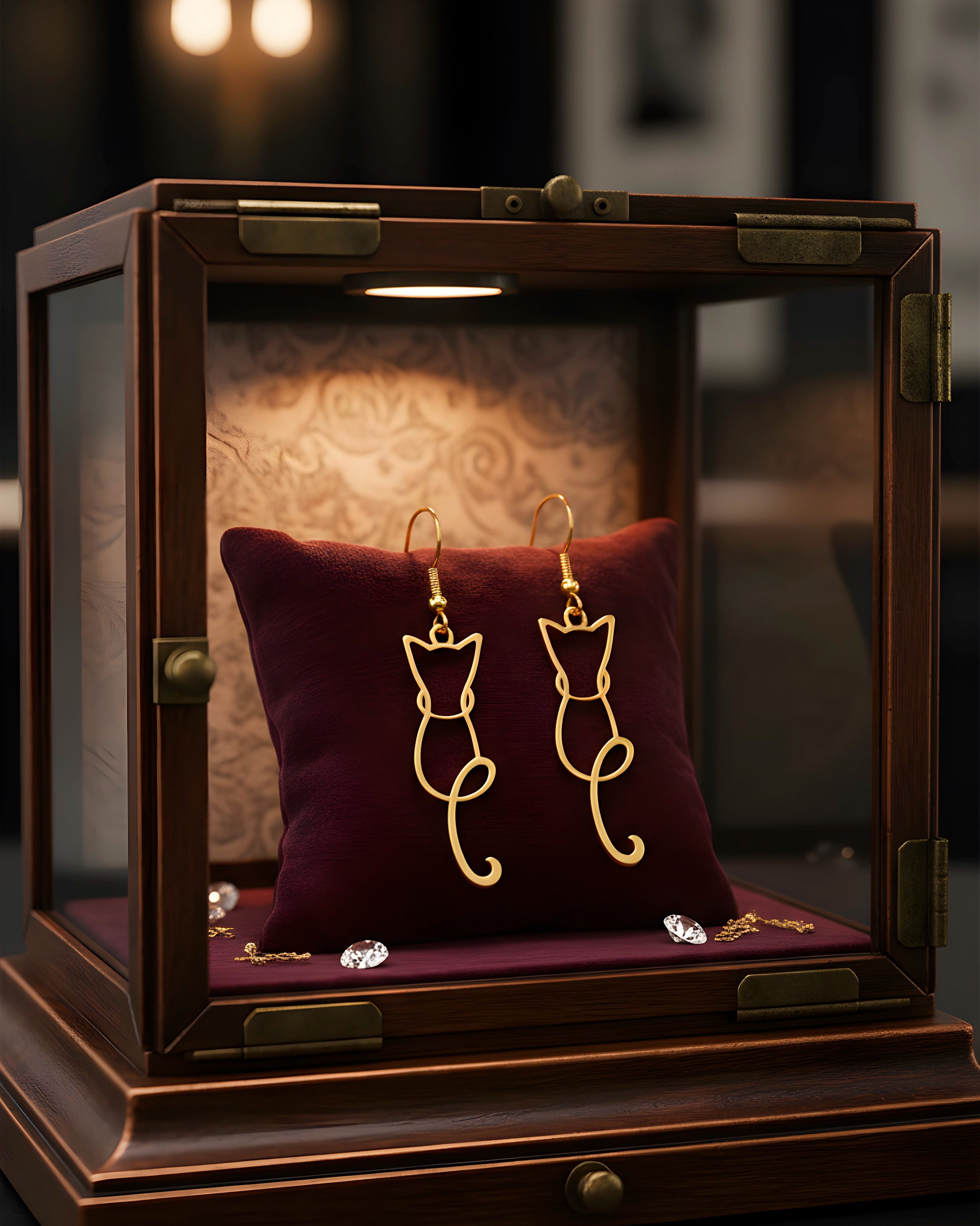 Aretes Meow Meow - Par