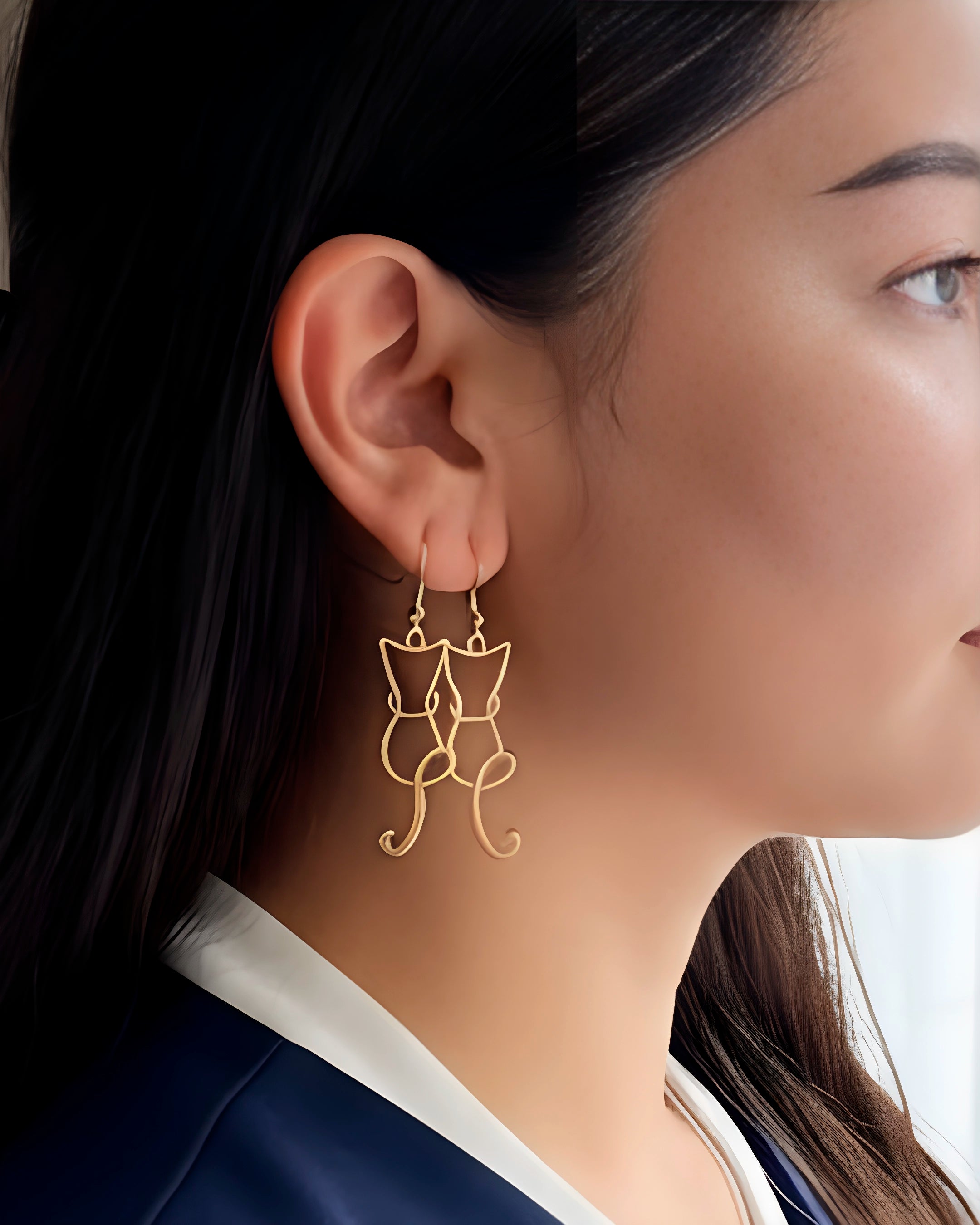Aretes Meow Meow - Par