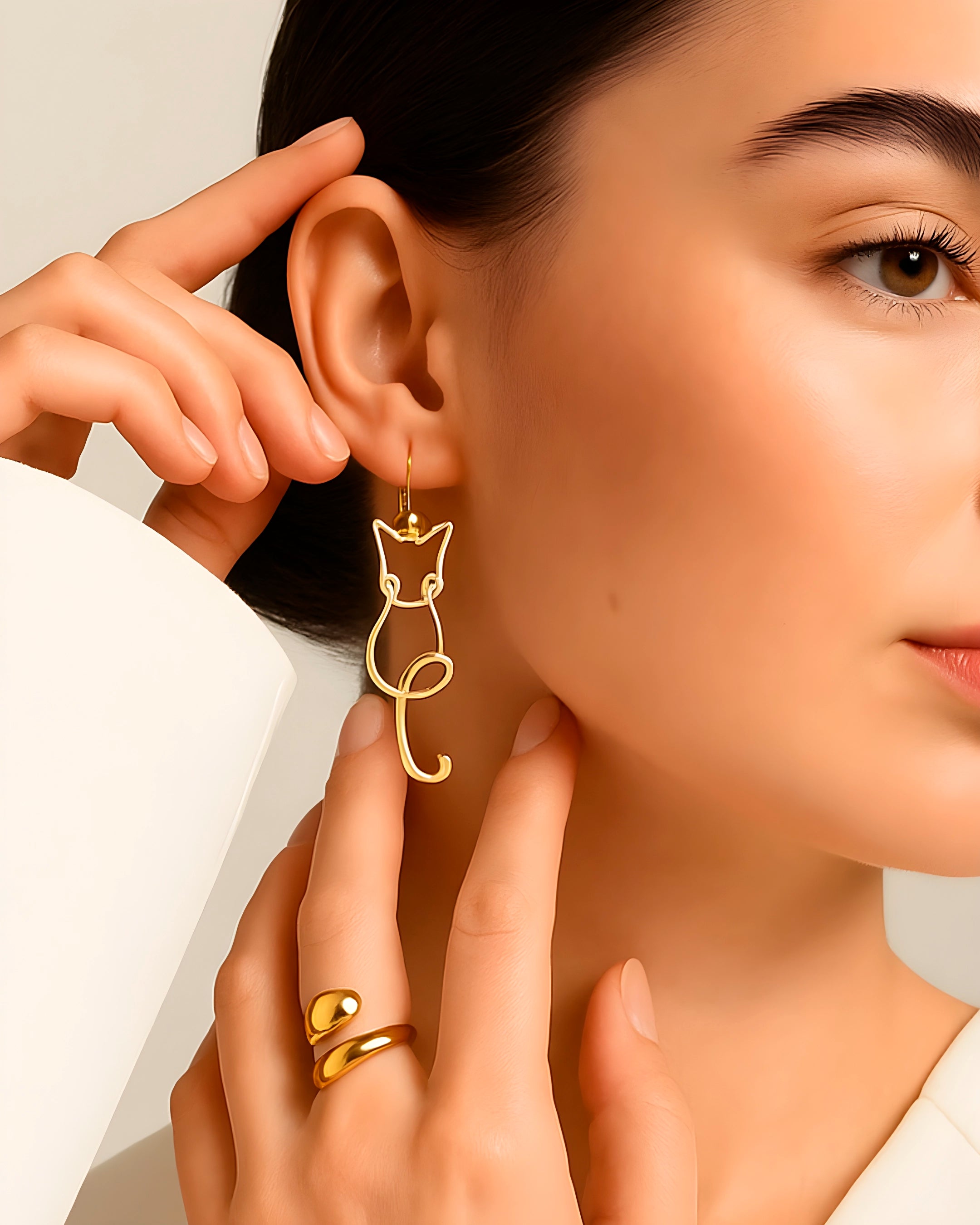 Aretes Meow Meow - Par