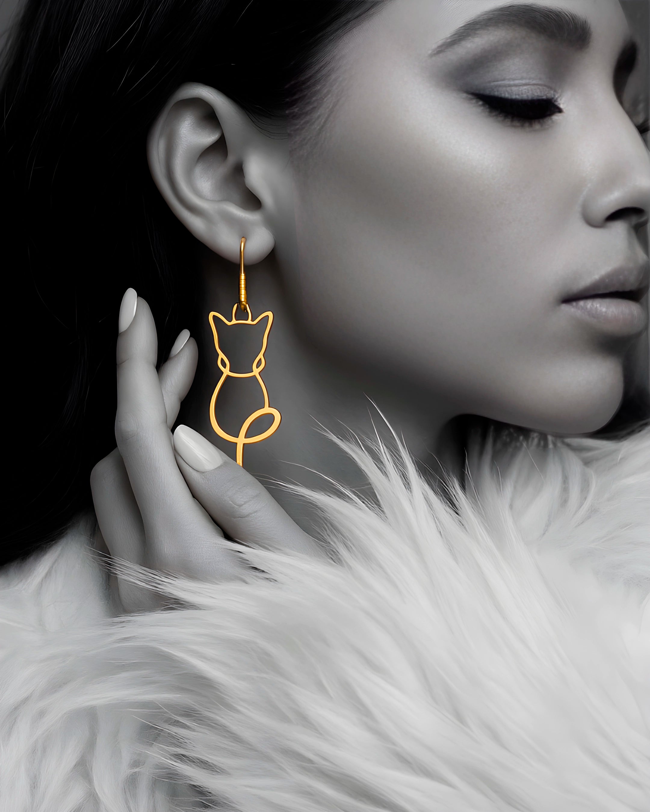 Aretes Meow Meow - Par