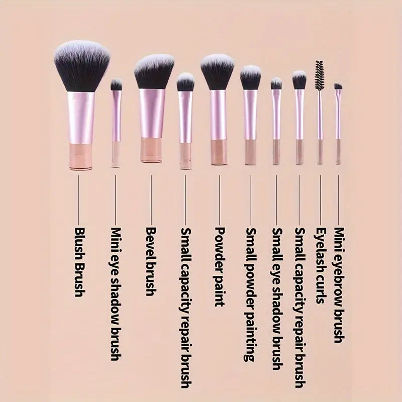 Set de brochas Glossie - 10 Unidades